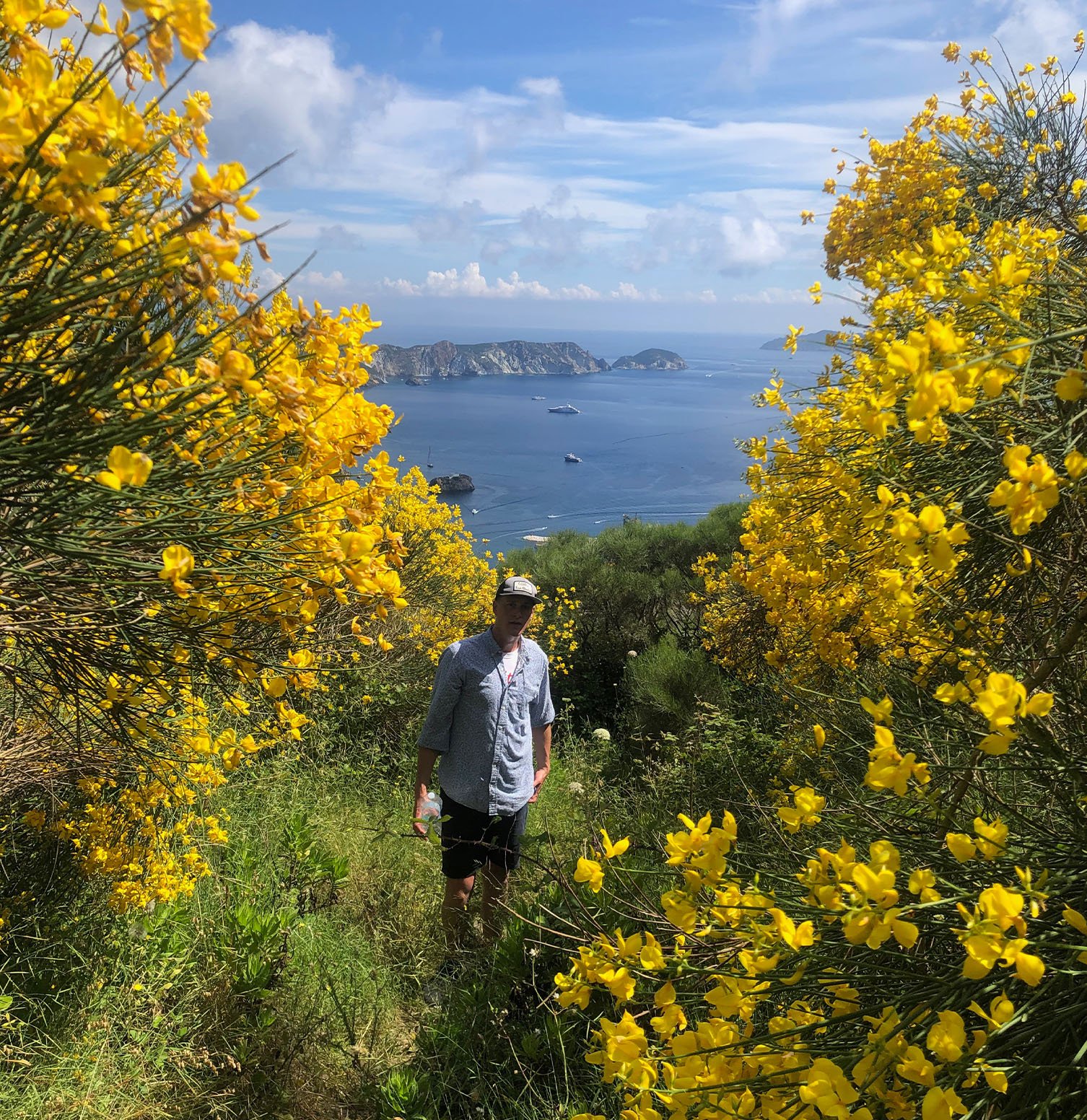 hiking the other end of the island