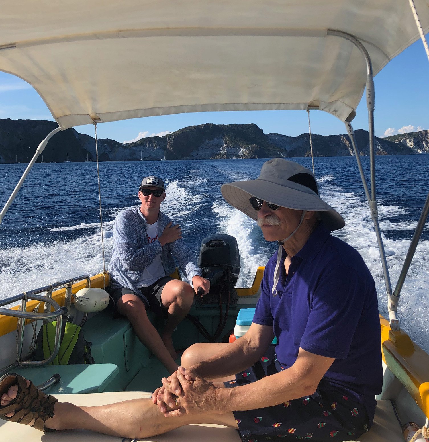 wine + boat ride w/ mom + dad