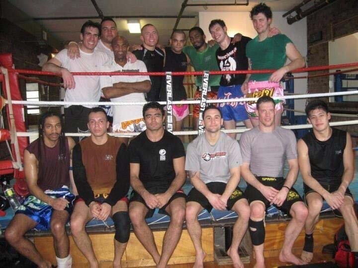 Brendan still trains with world champions. How many can you find in this picture?