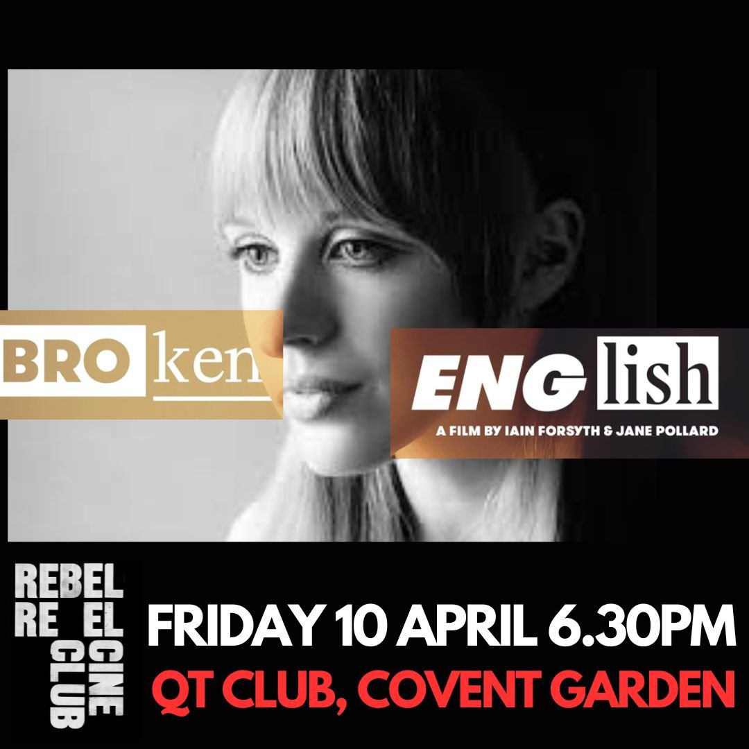 Broken English - Marianne Faithfull - Friday 10 April 6.30pm - QT Club at Middle Eight Screening Room