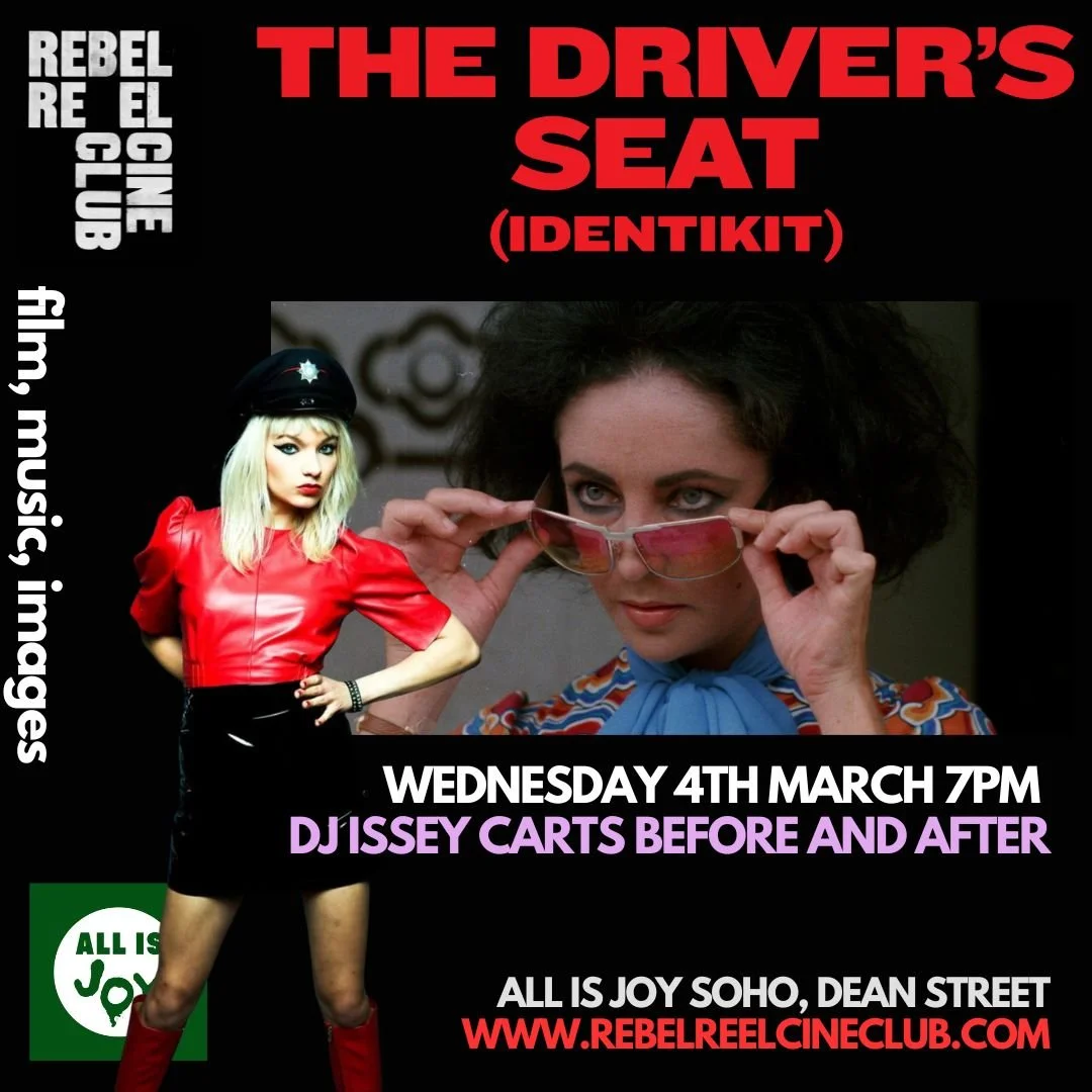 THE DRIVERS SEAT - Wednesday 4 March  7pm - QT Bar at Middle Eight Screening Room