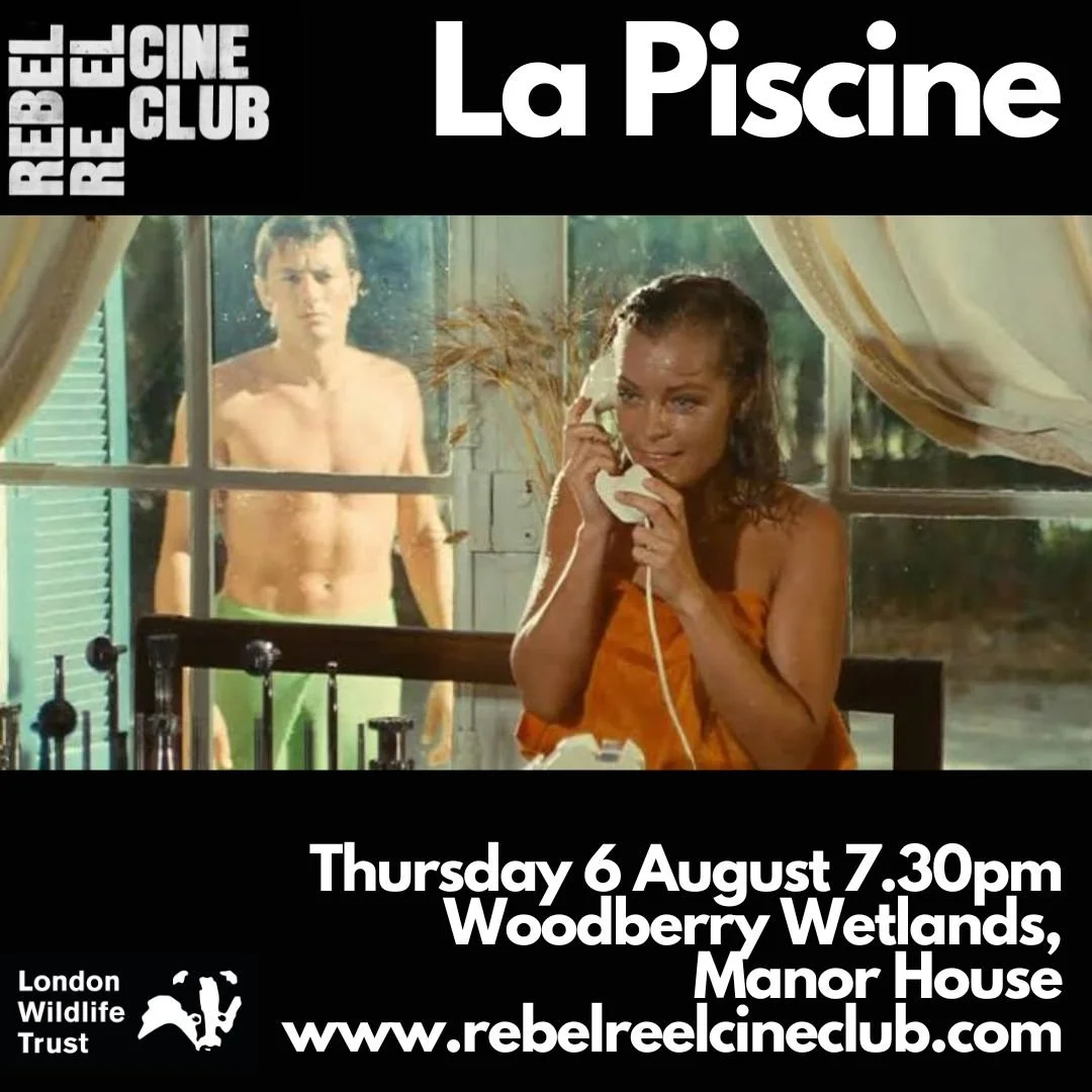 La Piscine (The Swimming Pool)  - Thursday 6 August- Coal House Cafe, Woodberry Wetlands, Nr Manor House, London N16