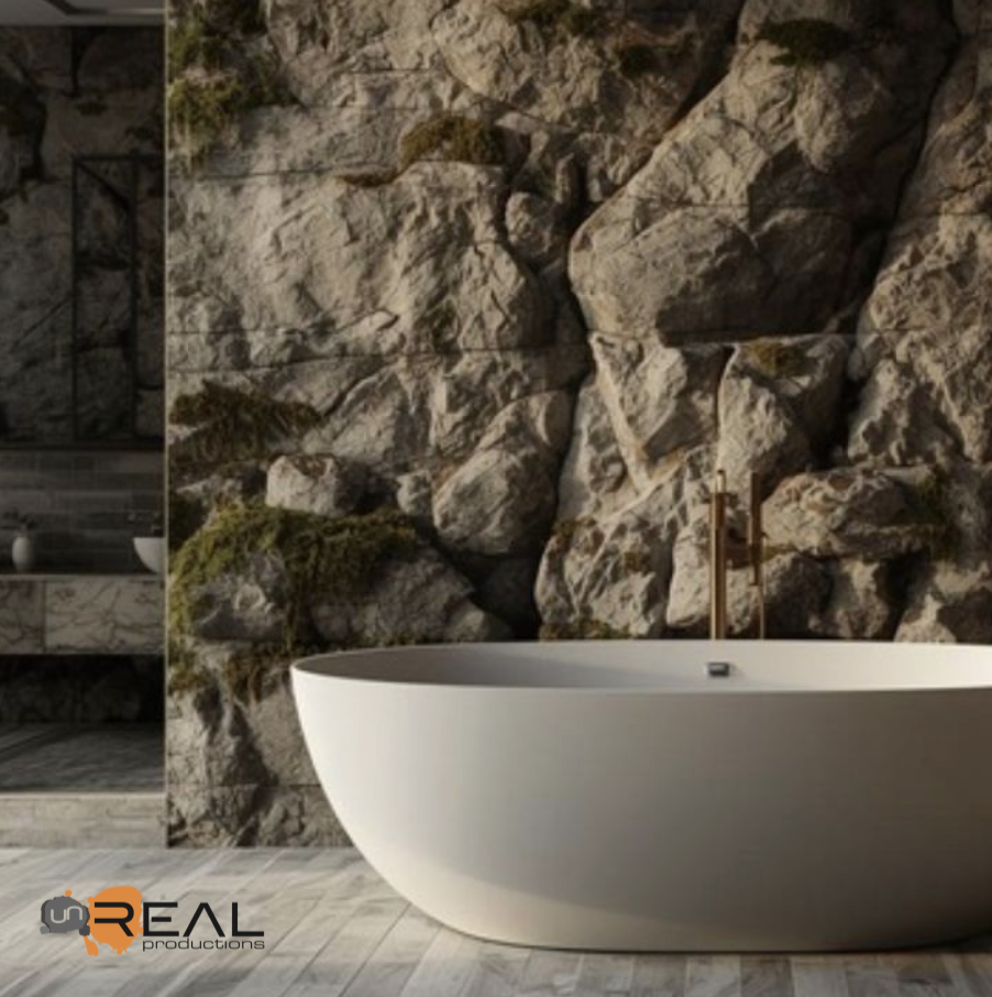 AI image of luxury bathroom