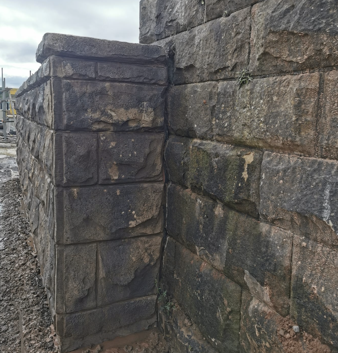 artificial rock walls for the environments agency Preston