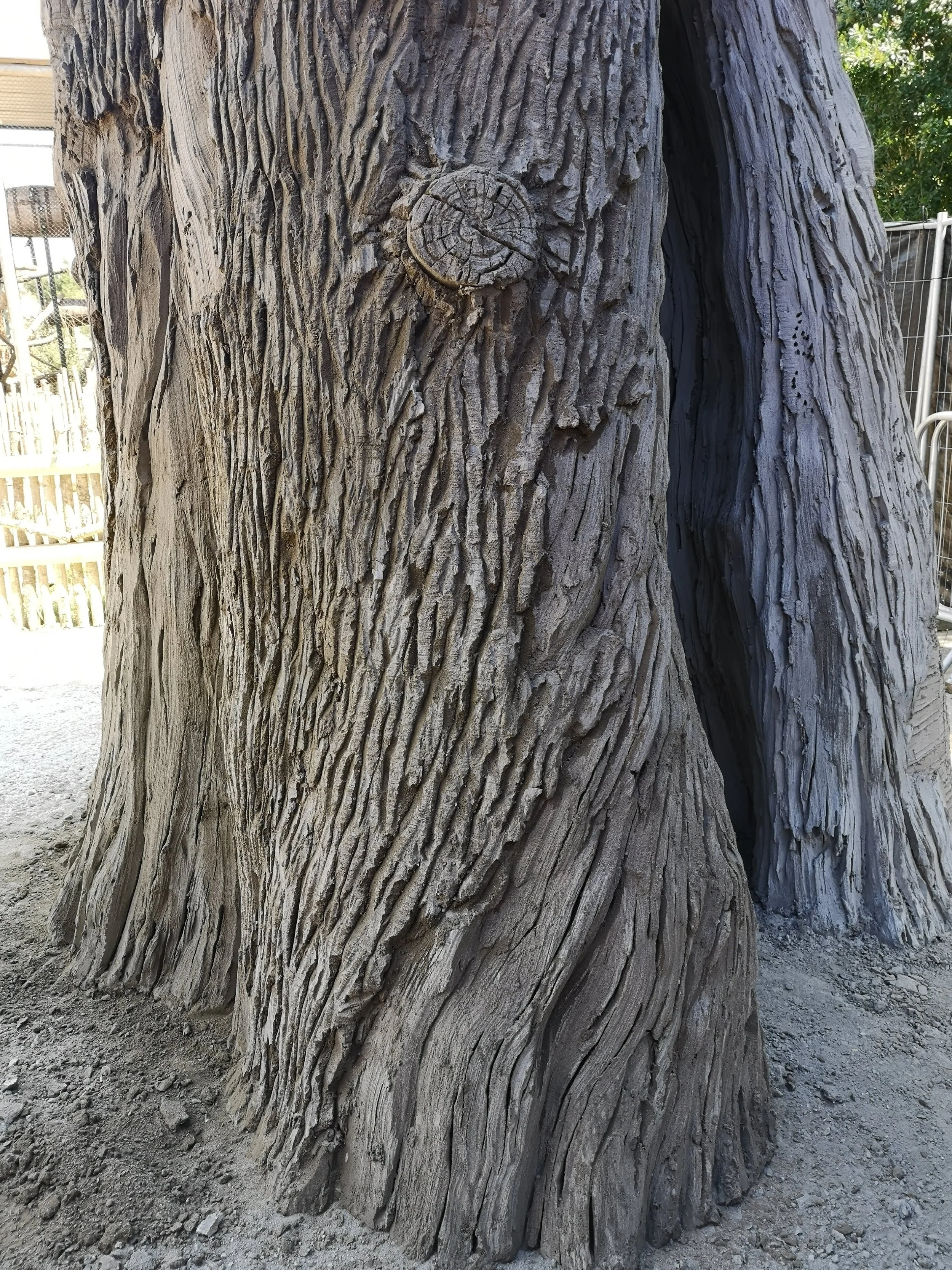 artificial tree made from concrete by unreal productions UK