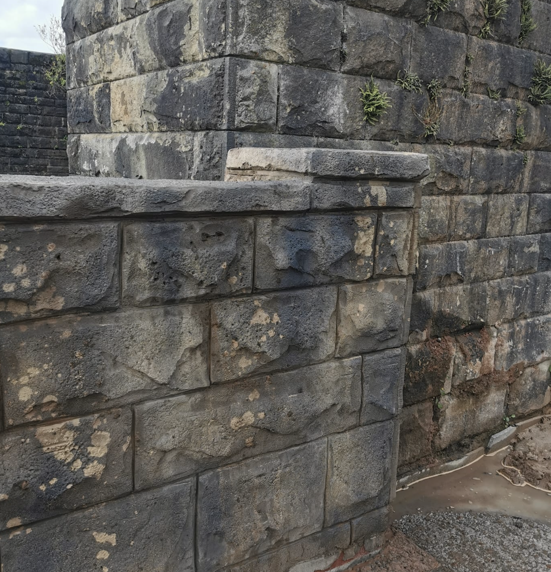 flood defense walls in Preston