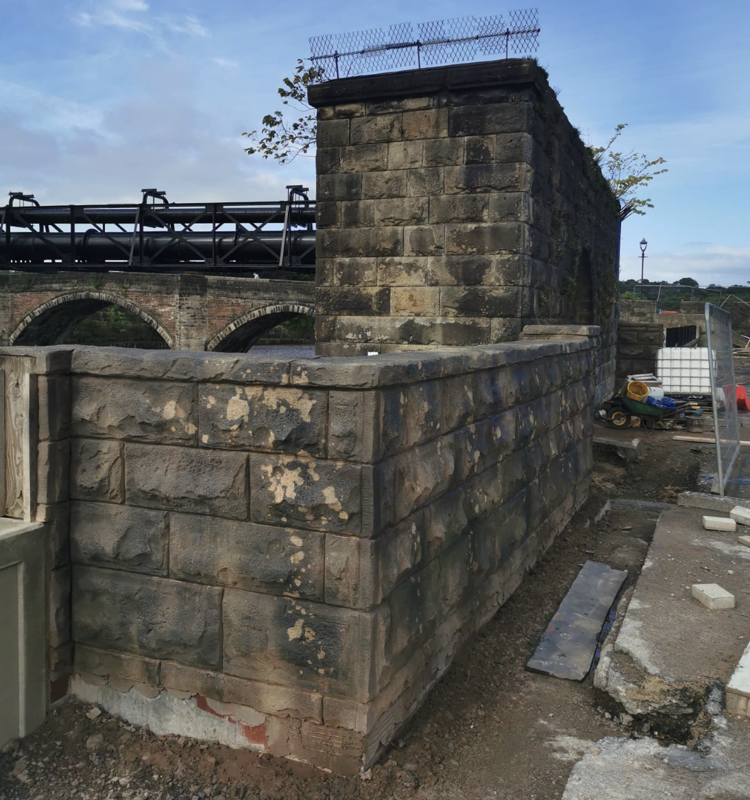 environments agency Preston defense walls