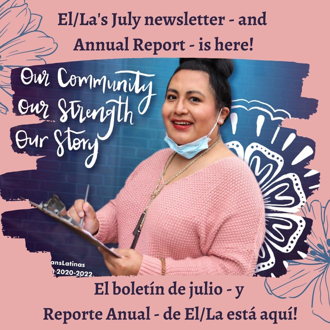 El/La's Annual Report is here - link in bio! ✊ / &iexcl;El Reporte Anual de El/La ya est&aacute; aqu&iacute; - enlace en bio! 💪