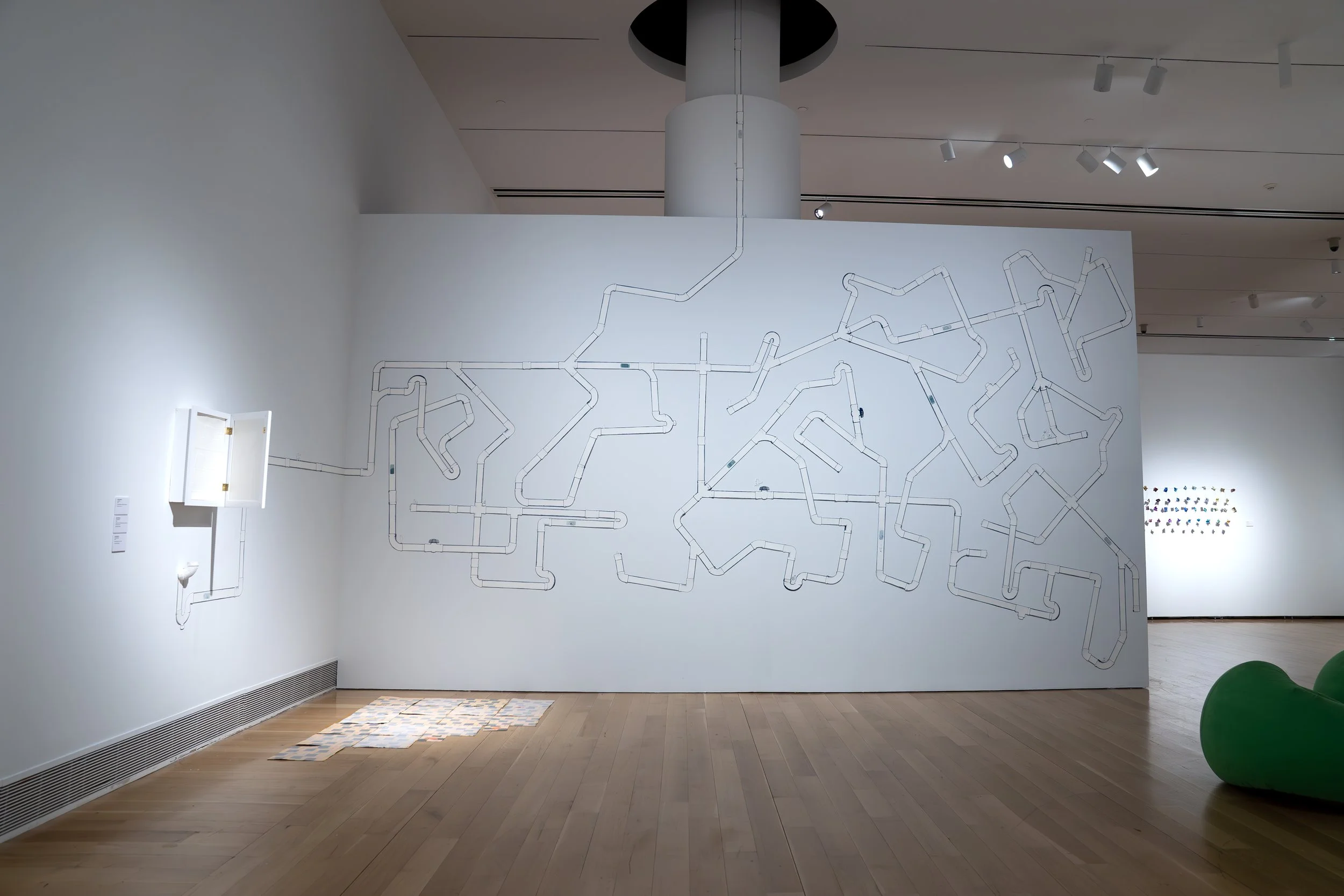 Jess Santana, 
Inner Workings, 
2026, 
Installation; cast handmade paper, screenprint,  
etching, monoprint. 
Dimensions variable 