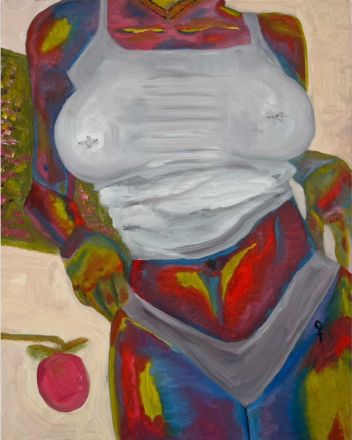 Nameless. Faceless. Pt. 1, 2023, Oil, 24” x 30”