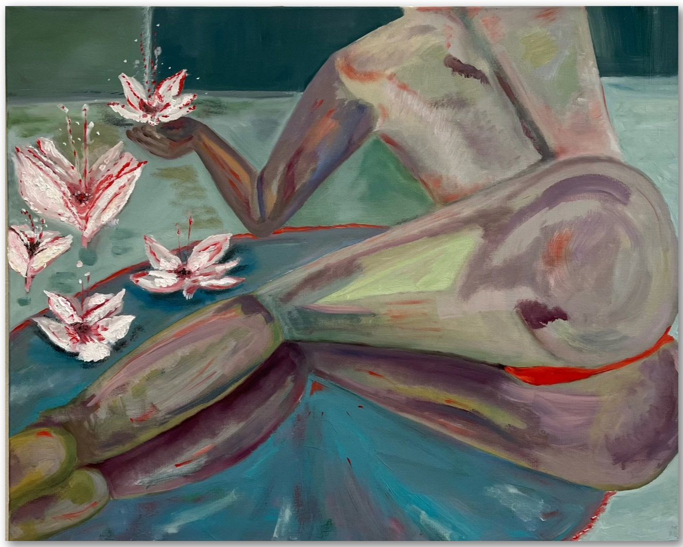 Nameless. Faceless. Pt. 3, 2023, Oil, 24” x 30”