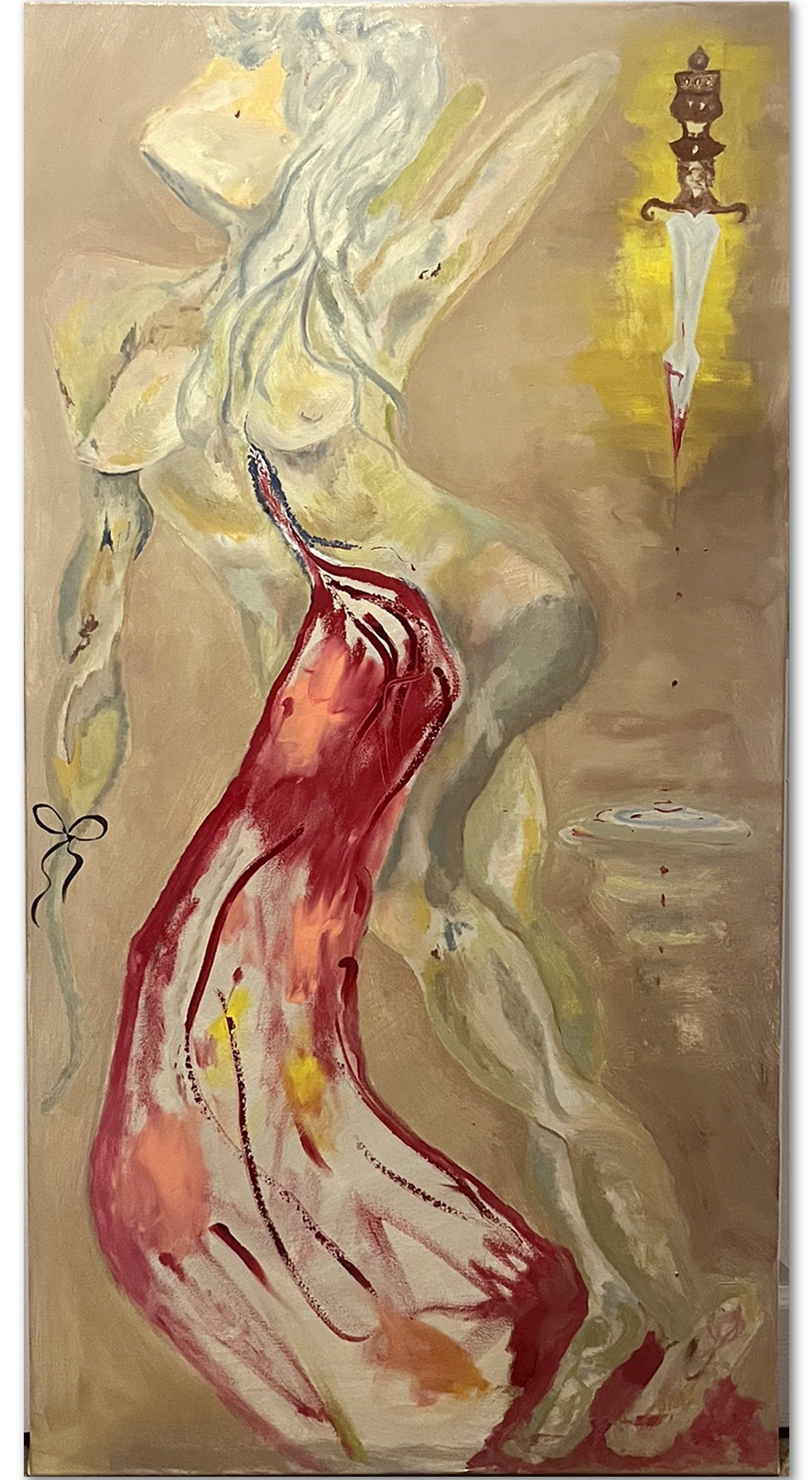 Split Me Open, 2024, Oil, 24” x 48”