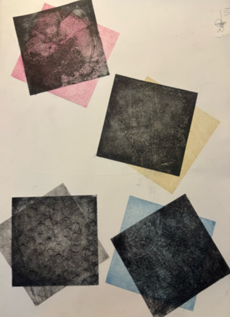 (Untitled) Experiment (2), 2025, Etching, 11" x 20"