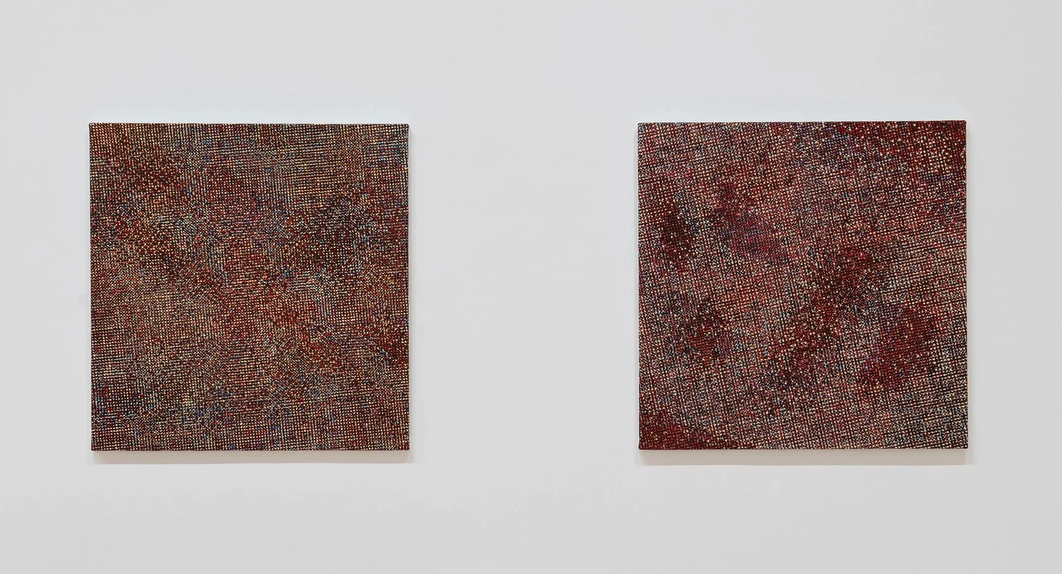 "The Channel Remains Open"
Installation view.
Acrylic on canvas mounted on wood.
Dimensions variable,
Photo credit: John Carlano