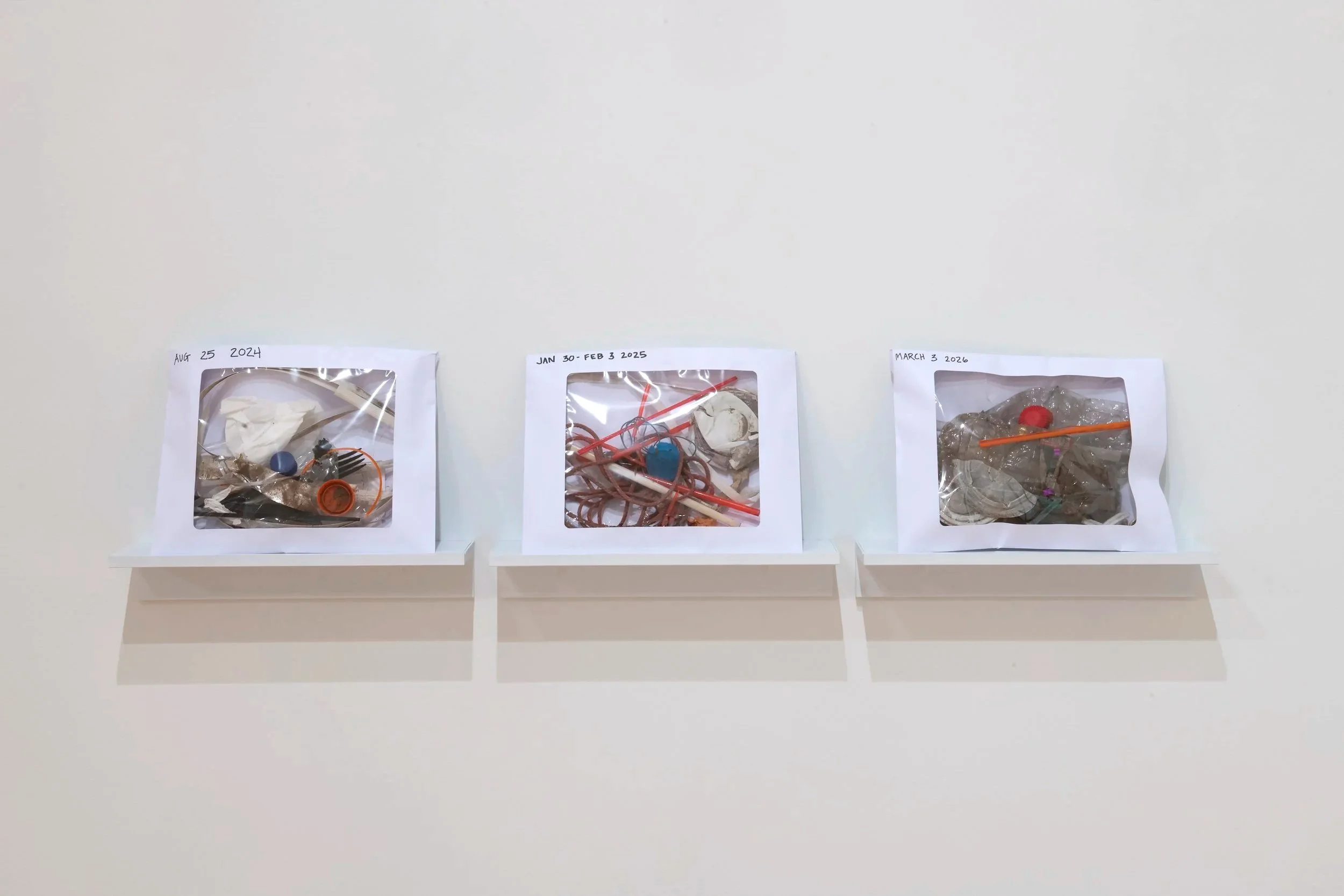 "Found Object Archive"

Found Objects, 3 Envelopes with Acetate Windows, 8.5”x12”x1” ea.

Photo Credit: John Carlano