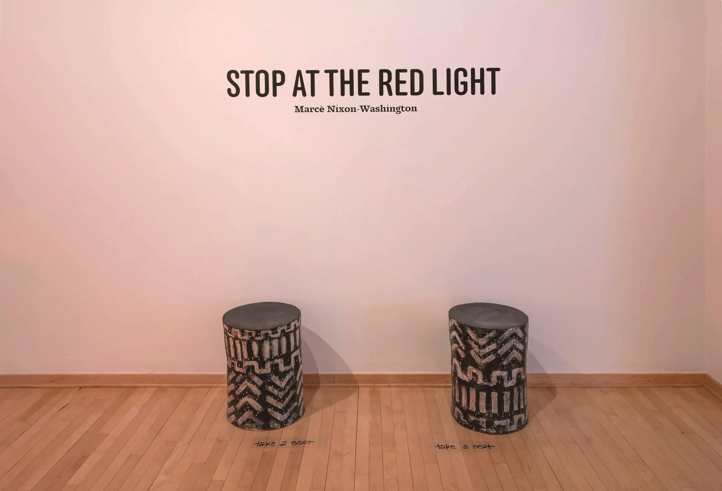 "Ceramic Stools," Ceramic stoneware, 25" by 12" Photo Credit: John Carlano
