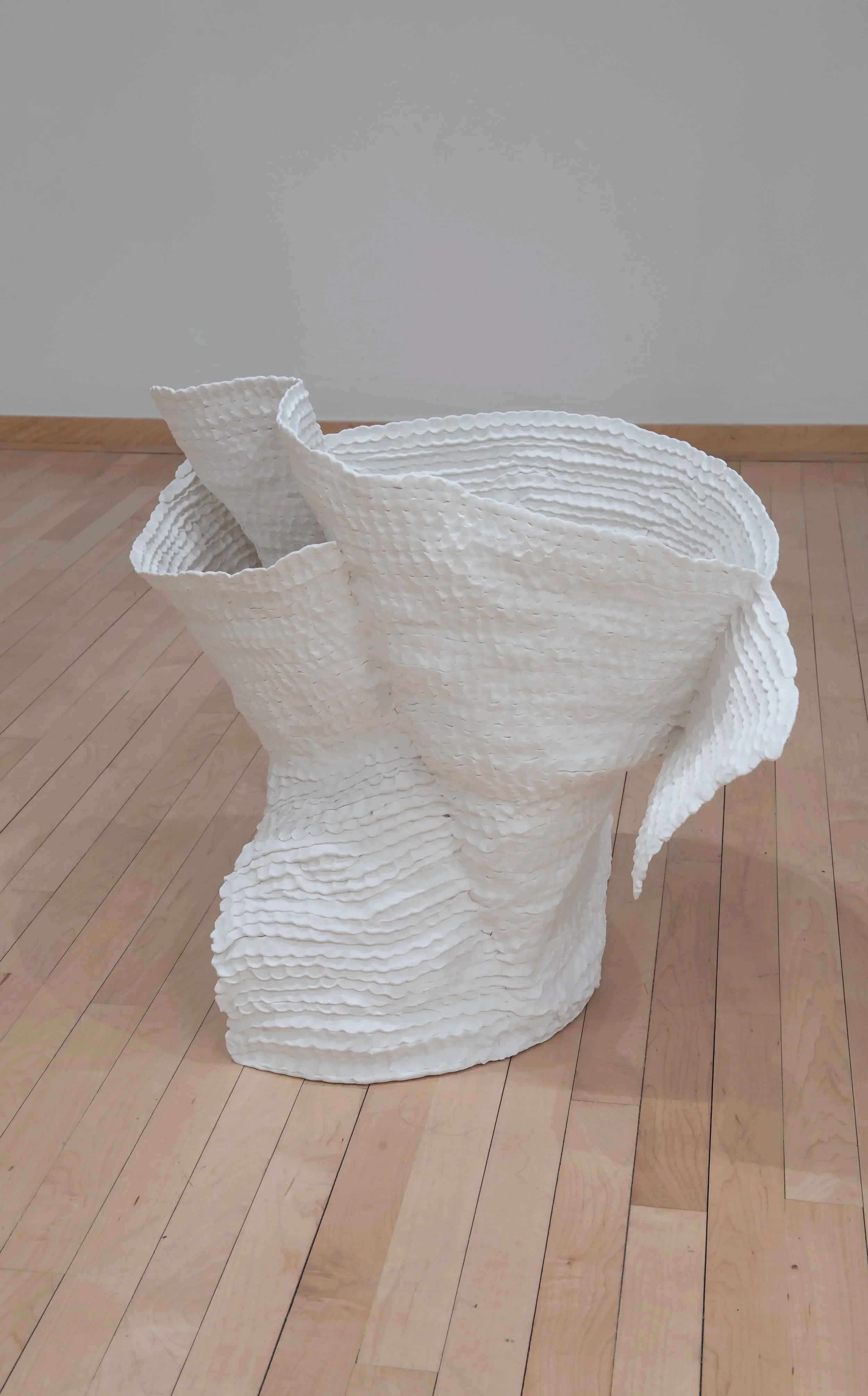 "Gyre"
Porcelain. 24 x 24 x 24 in.
Photo credit: John Carlano