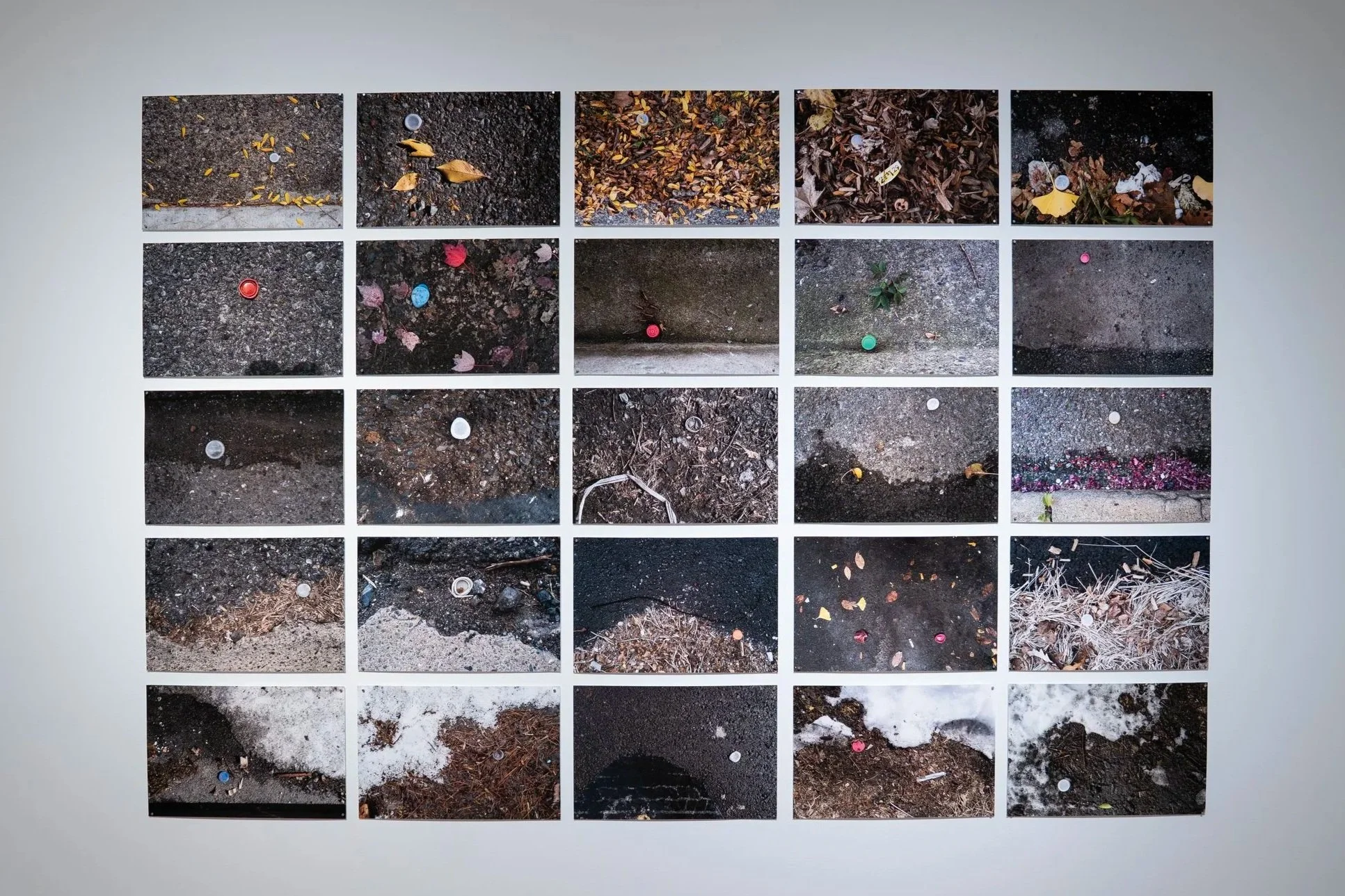 Jamie Cabreza, 
Satellite, 
2024-2026, 
Archival pigment print on fine art paper. 
5 individual 13" x 20" prints in a grid.  
Dimensions variable 