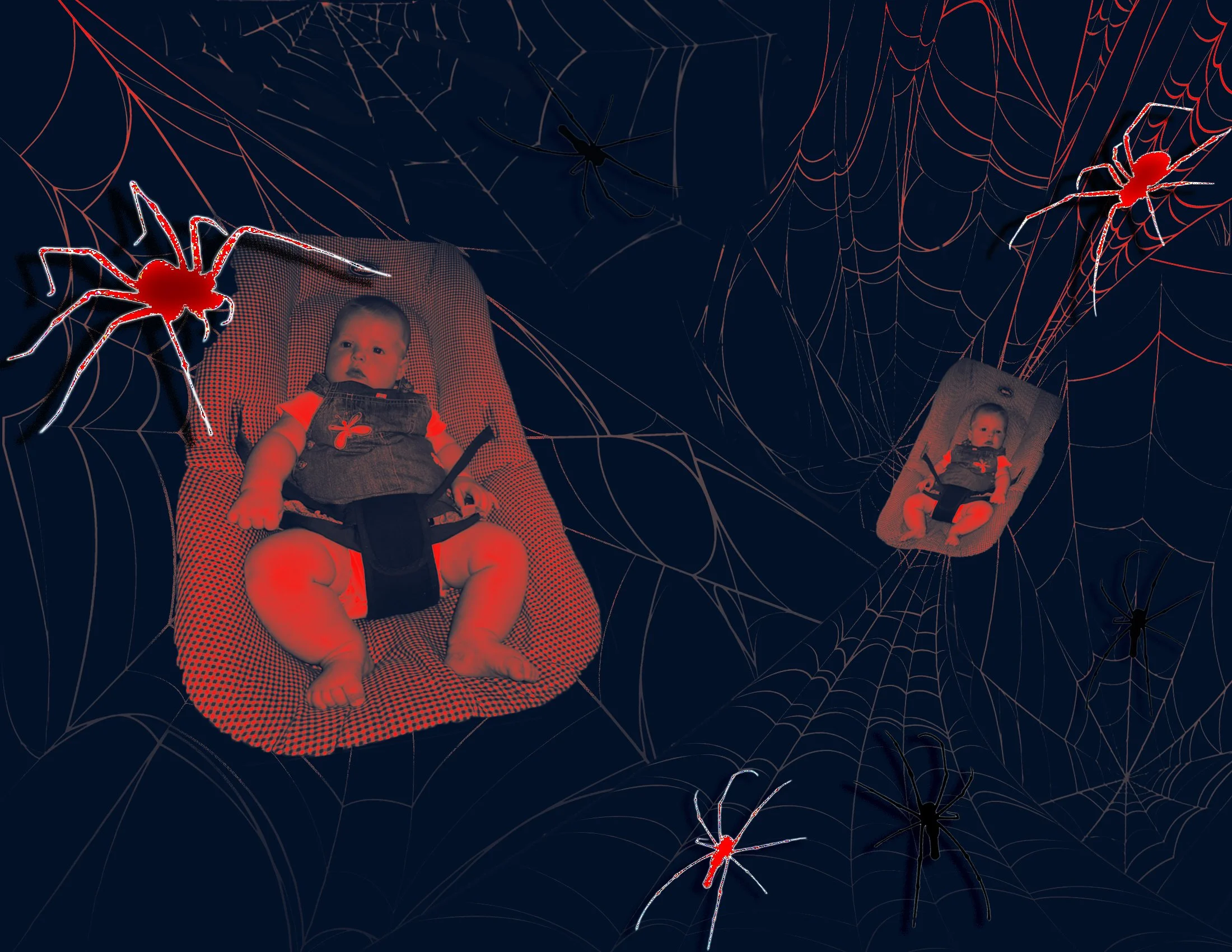 "Childhood" 2024, Adobe Photoshop, 11" x 8"