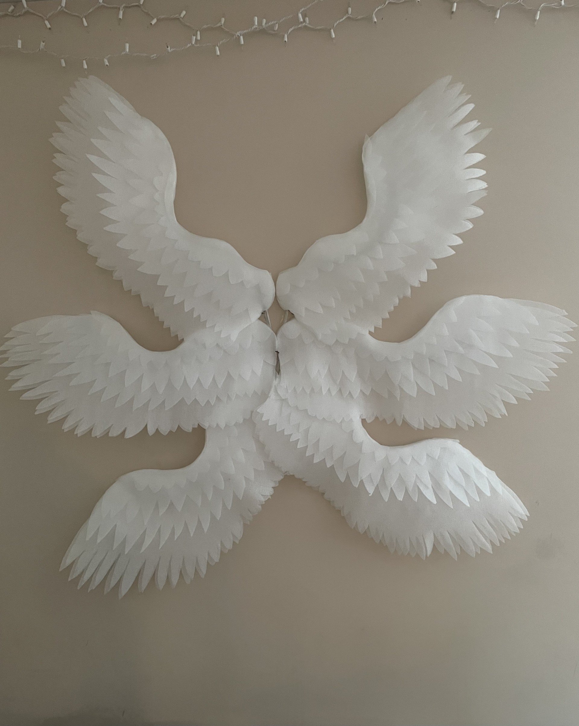 Seraph Embrace, 2024, Polythylene/Wire, 59"
