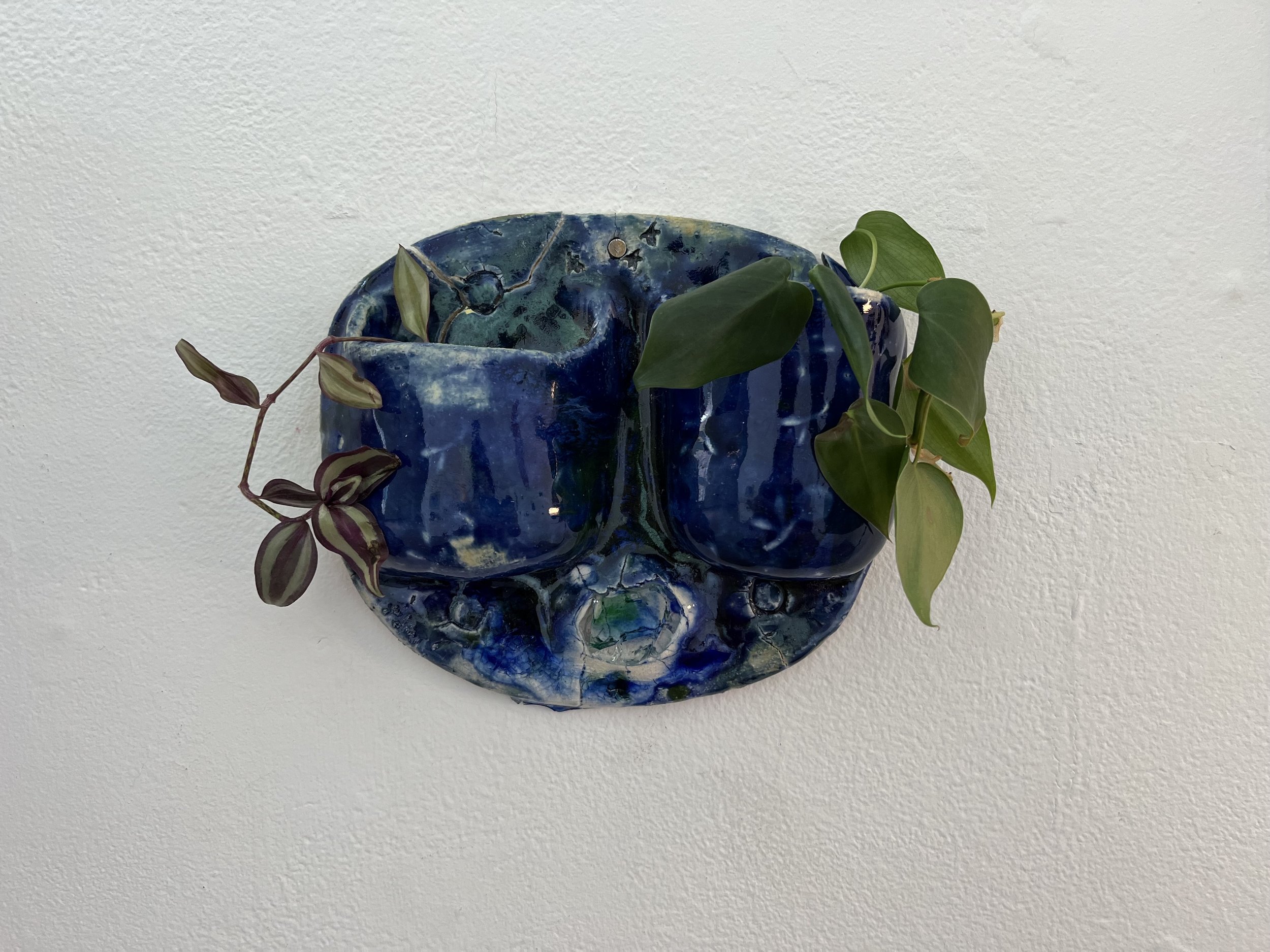 Untitled Wall Hooks, 2024, Ceramic, 9" x 7"