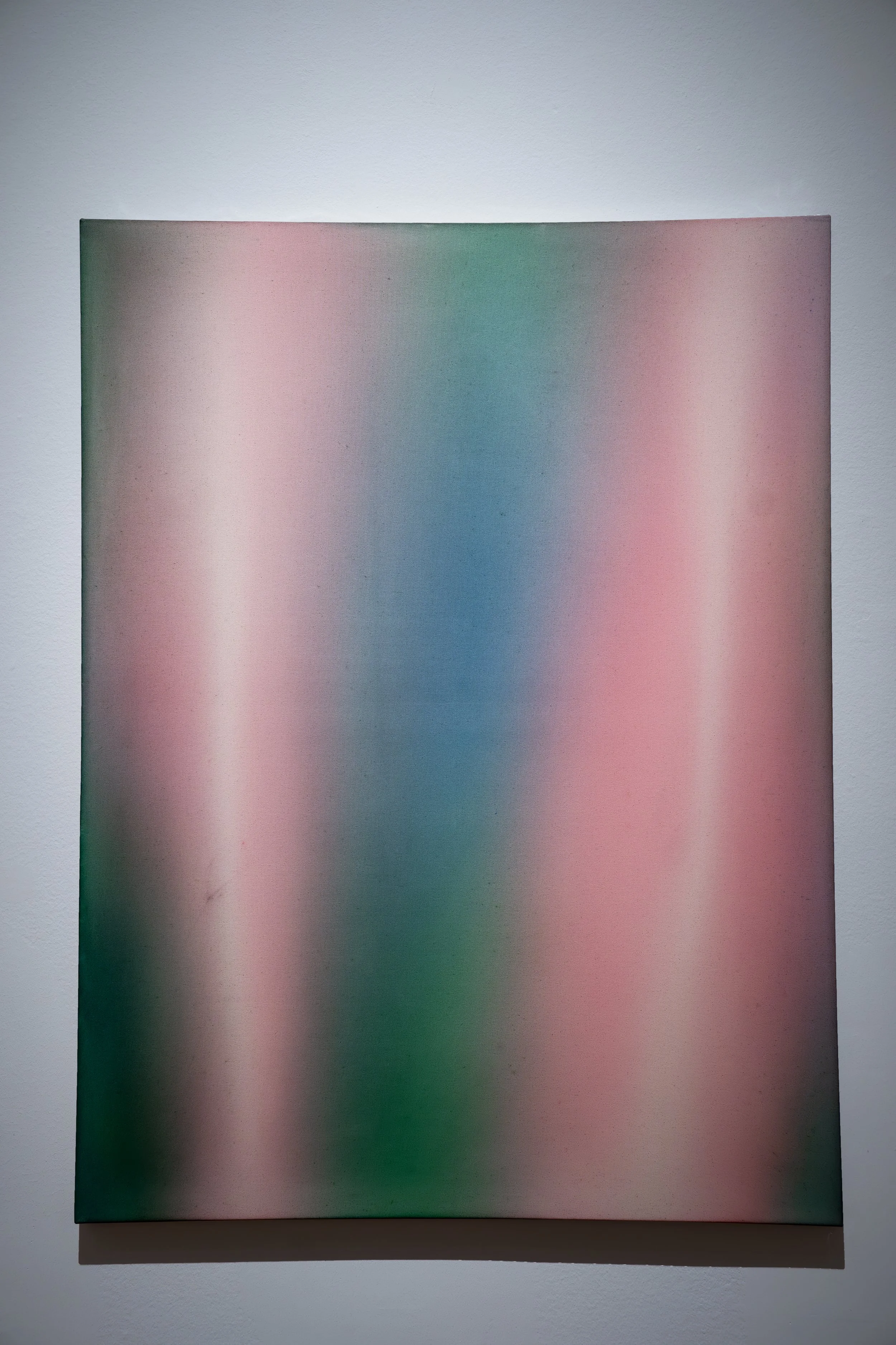 Madison Tubbs, 
Soft Beams, 
2026, 
Acrylic on canvas. 
36" x 48"
