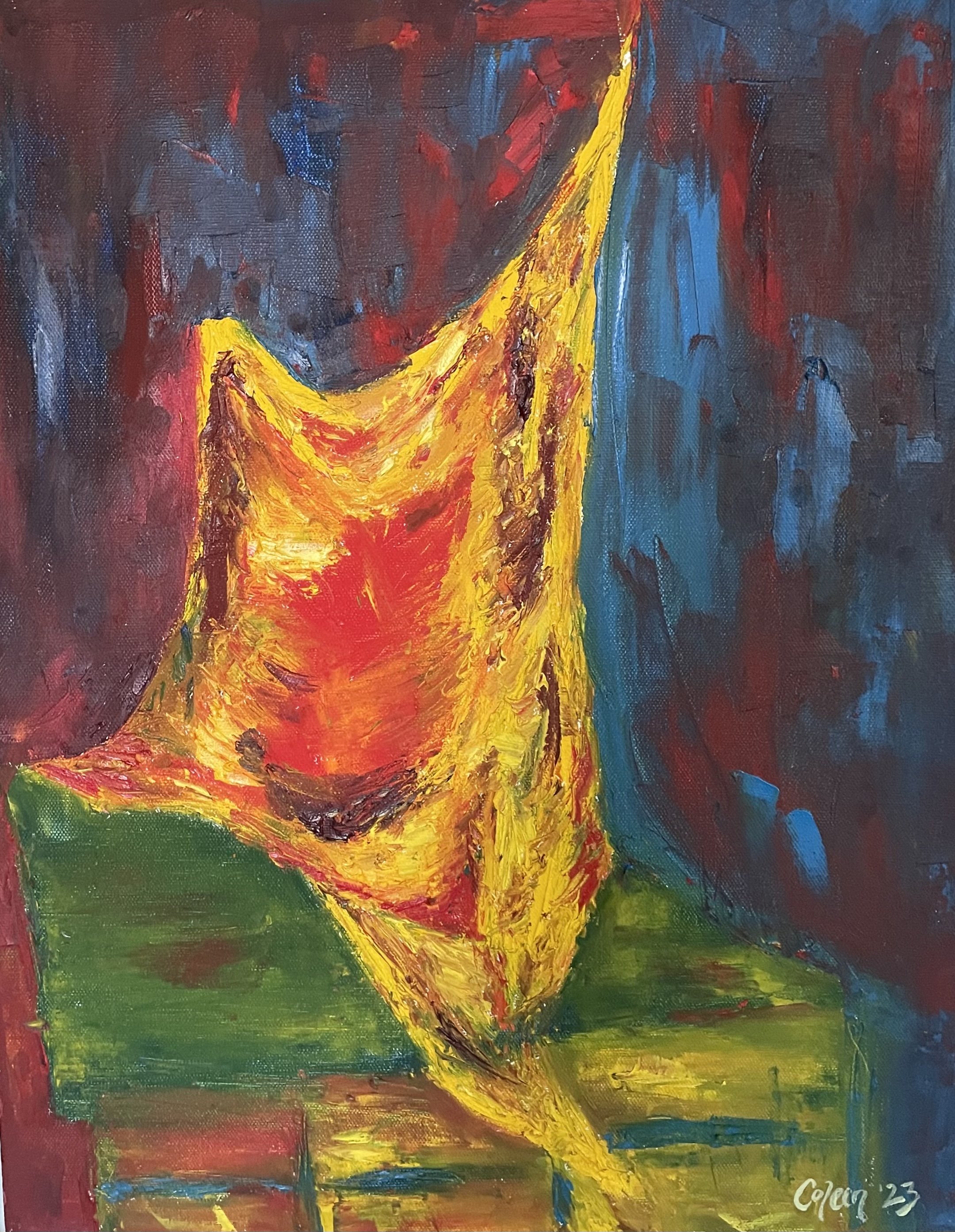 Drape, 2023, Oil on Canvas, 16 x 24