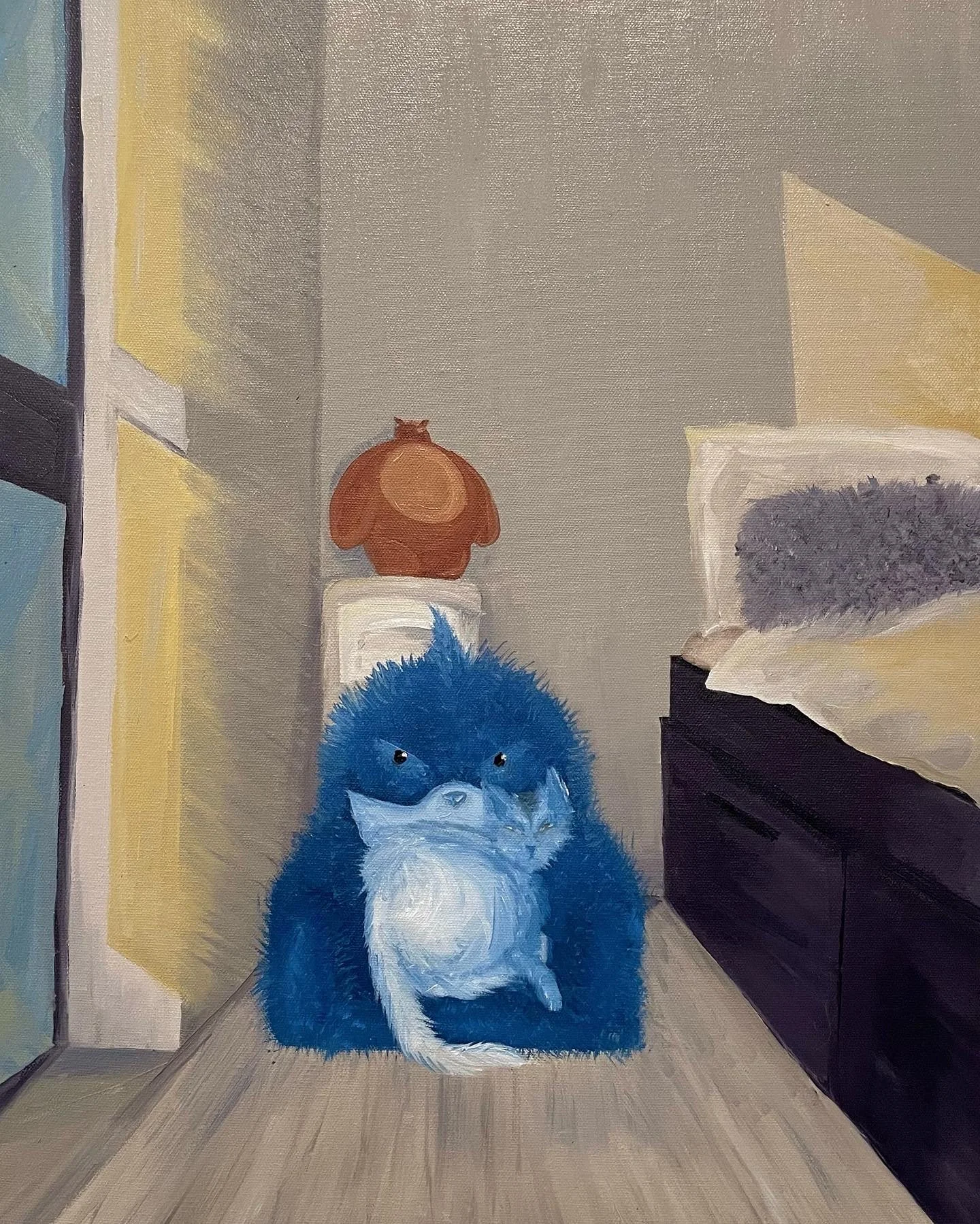 "Appa" 2024, Oil on Canvas, 24" x 26"