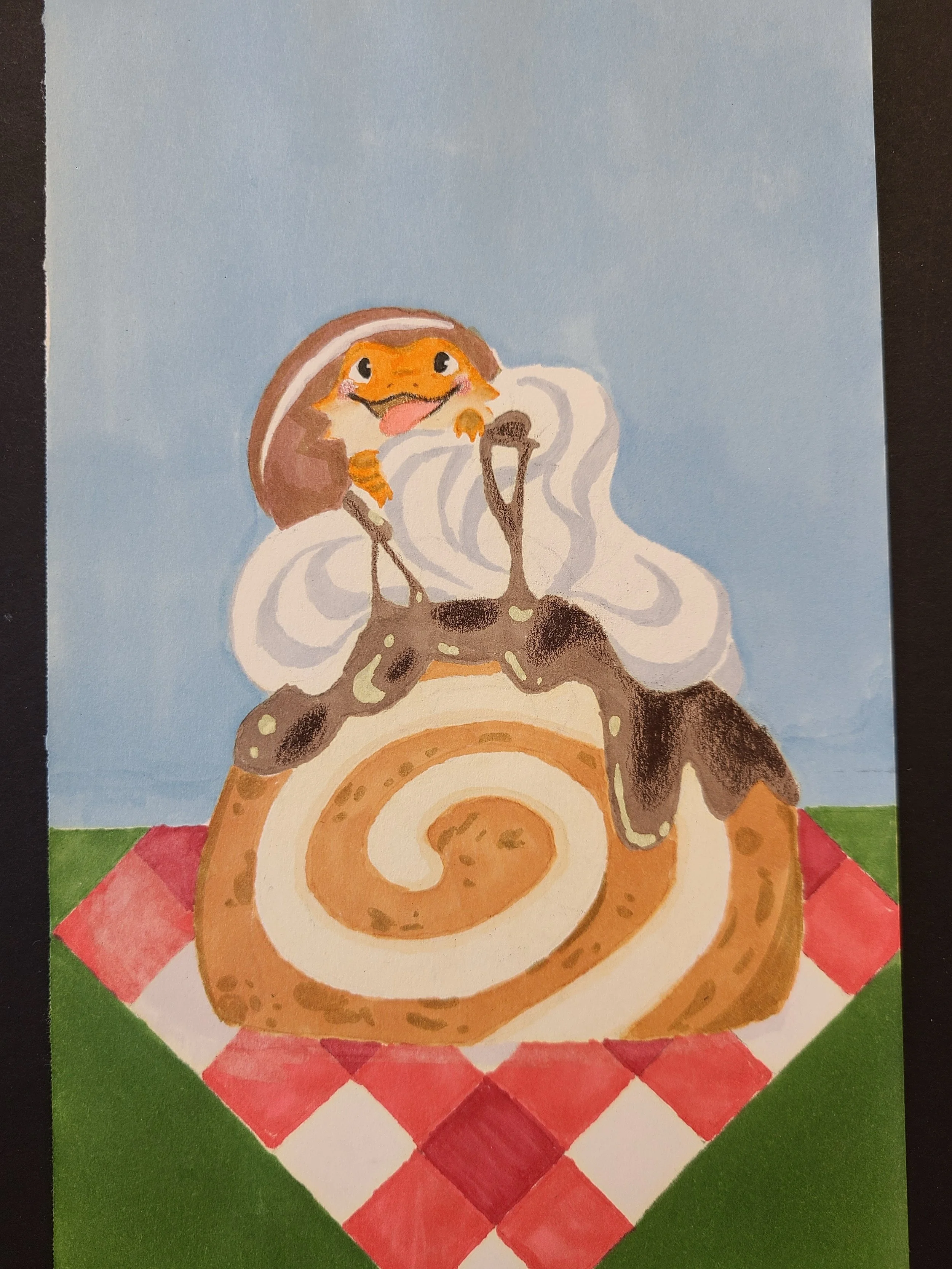 "Desert Desserts" 4 of 4. 2022. Ink on paper. 5" x 7" 