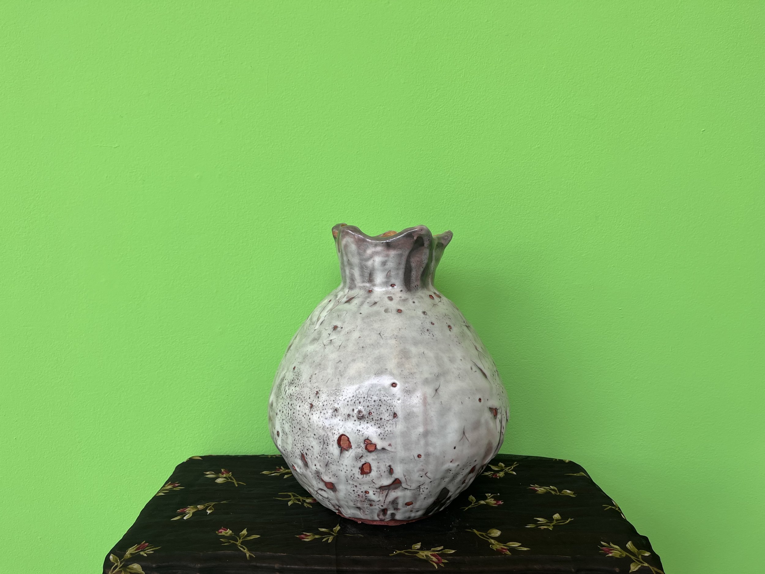 Pomegranate, 2021, Ceramics, 16" x 8"