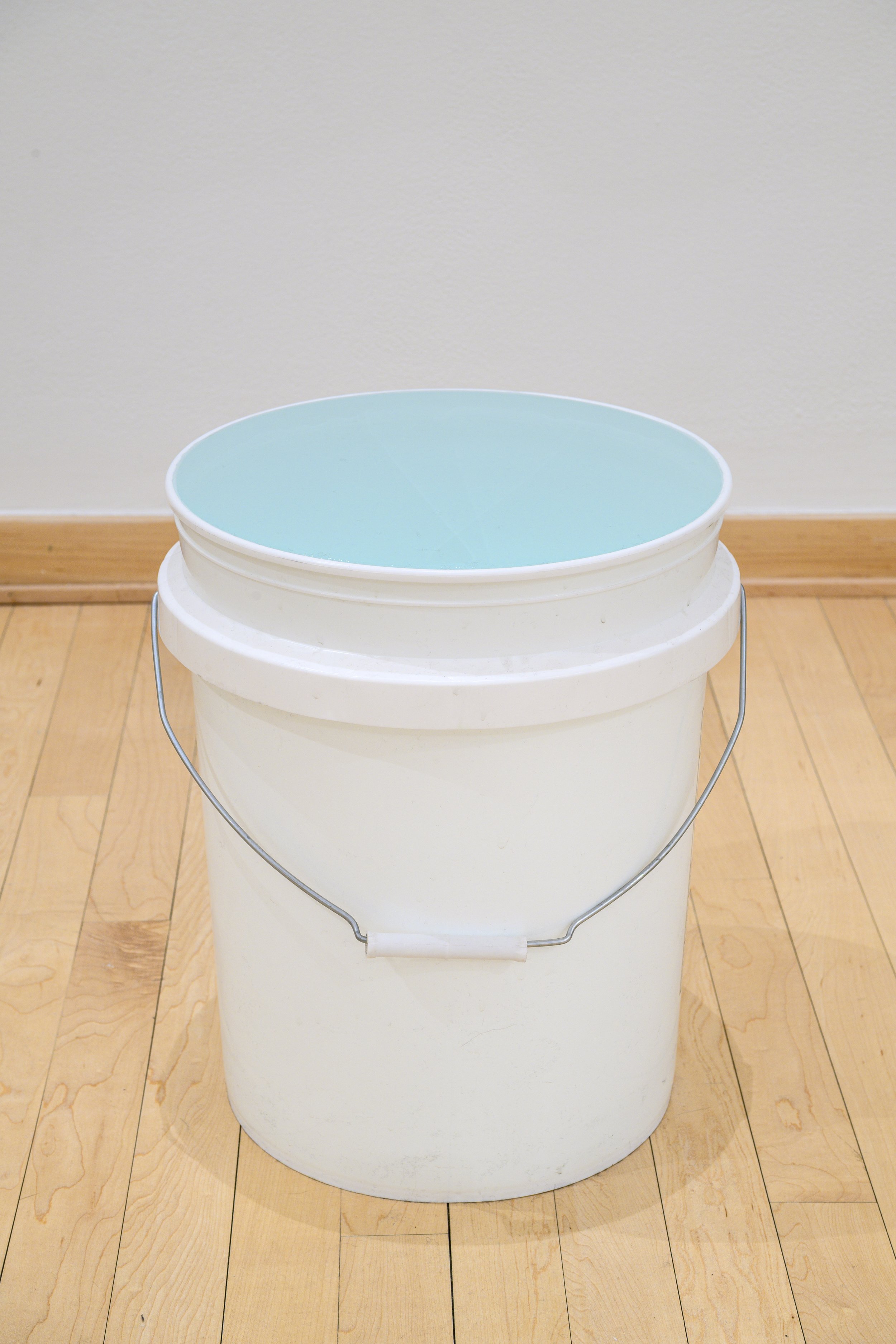 "Water from every sink in the building"
Bucket, water from every sink in the building. 14.5" x 12" x 12".
Photo credit: Constance Mensh.