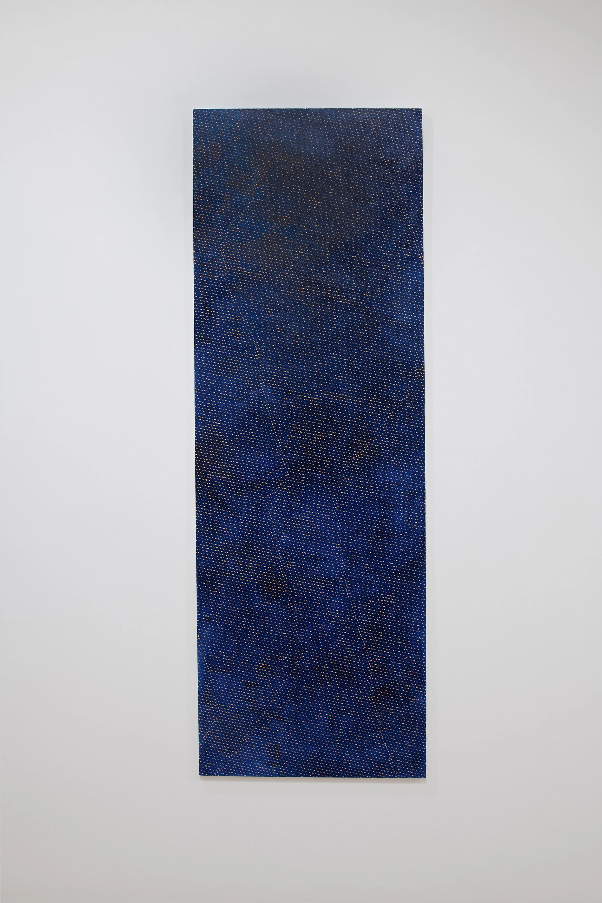 "Noise Floor"
Acrylic on canvas mounted on wood. 72” x
24” x .5”
Photo credit: John Carlano