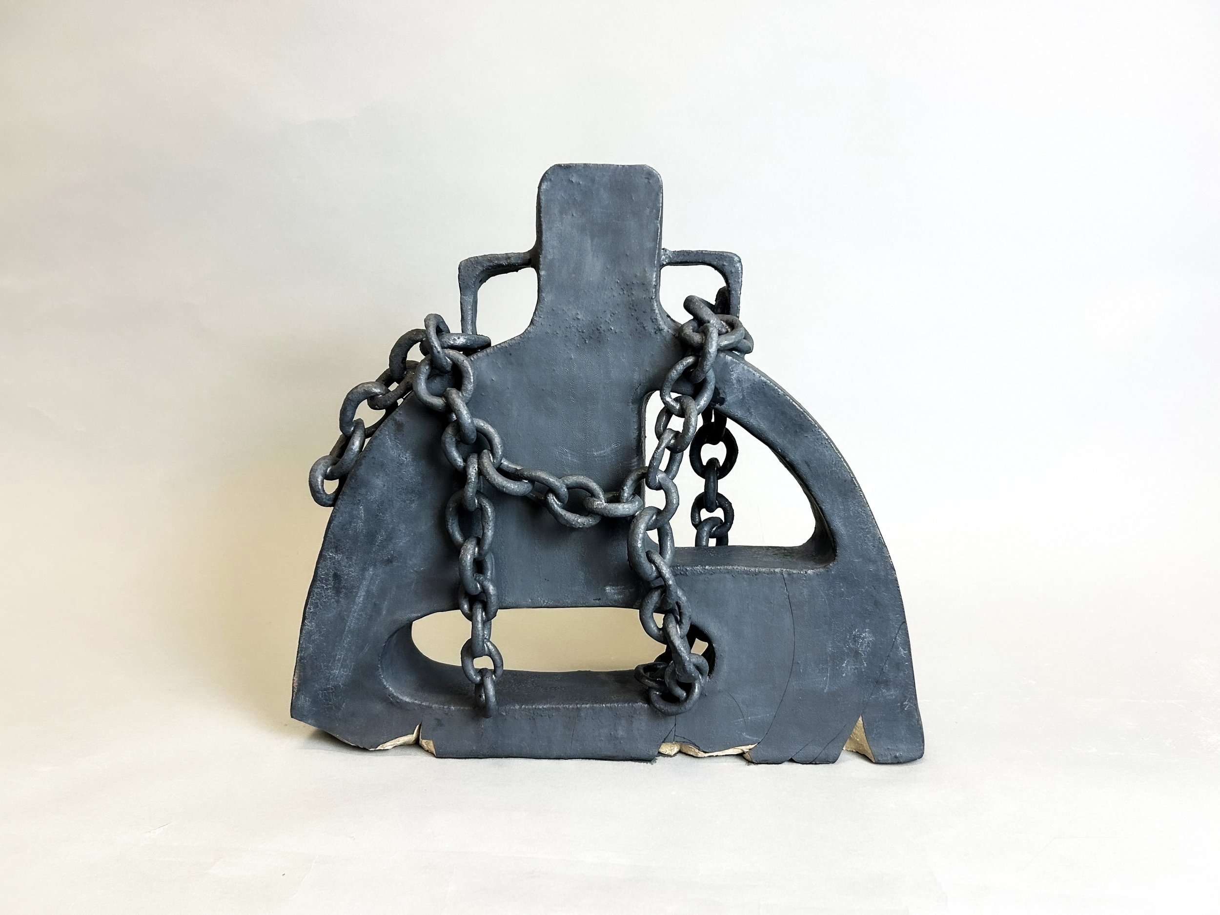 Flat Vessel. February 2025. Ceramic. 18" x 3" x 18"