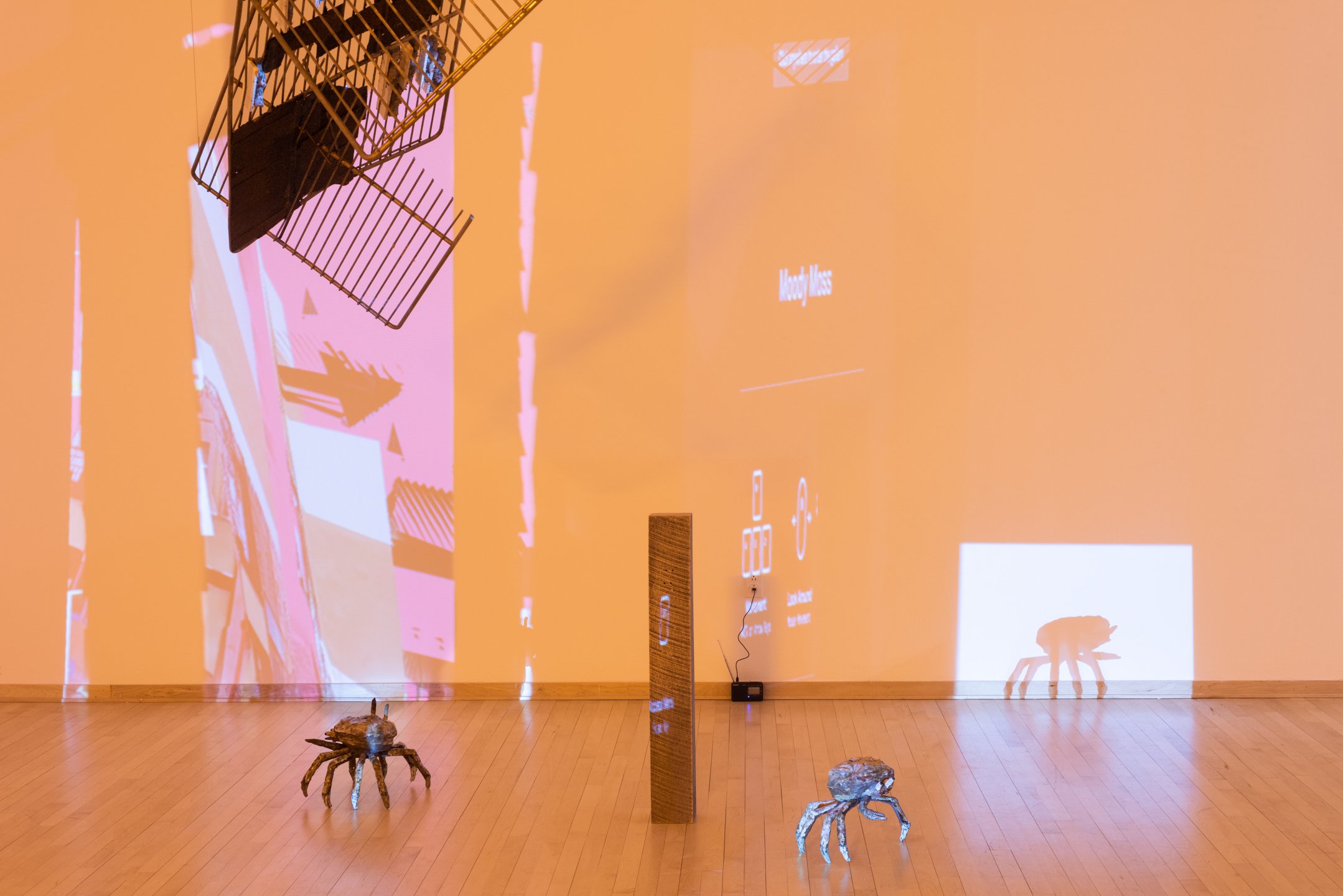 "To What New Place,"
Installation View
Reclaimed, construction materials, ceramic, low-pressure sodium light, multi-channel projection and sound.
Dimensions Variable
Photo Credit: Neighboring States