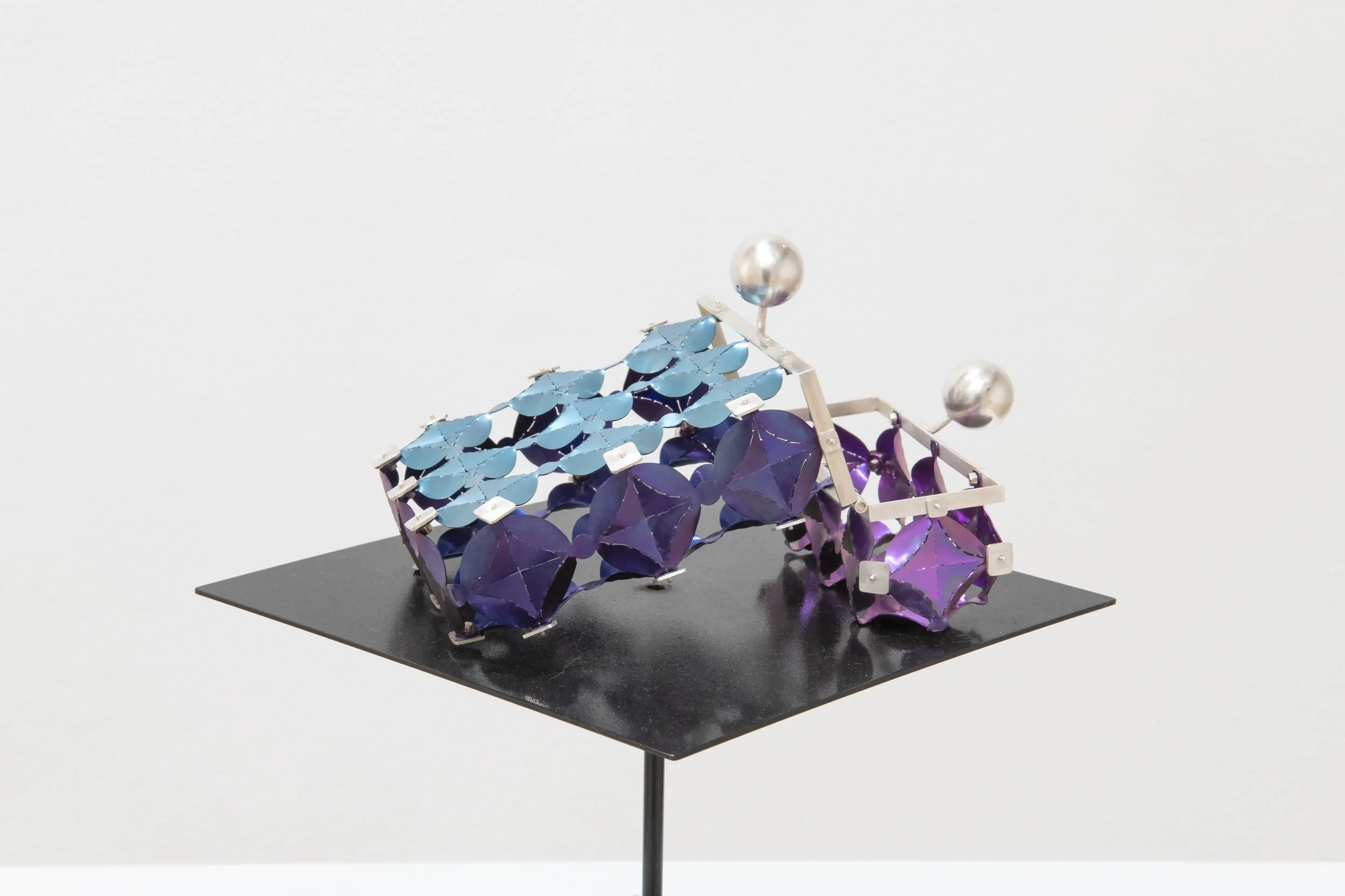 "Box pouch (an object)"
Titanium,Sterling Silver. 3.5”x1.5”x5.5” 
Photo credit: John Carlano