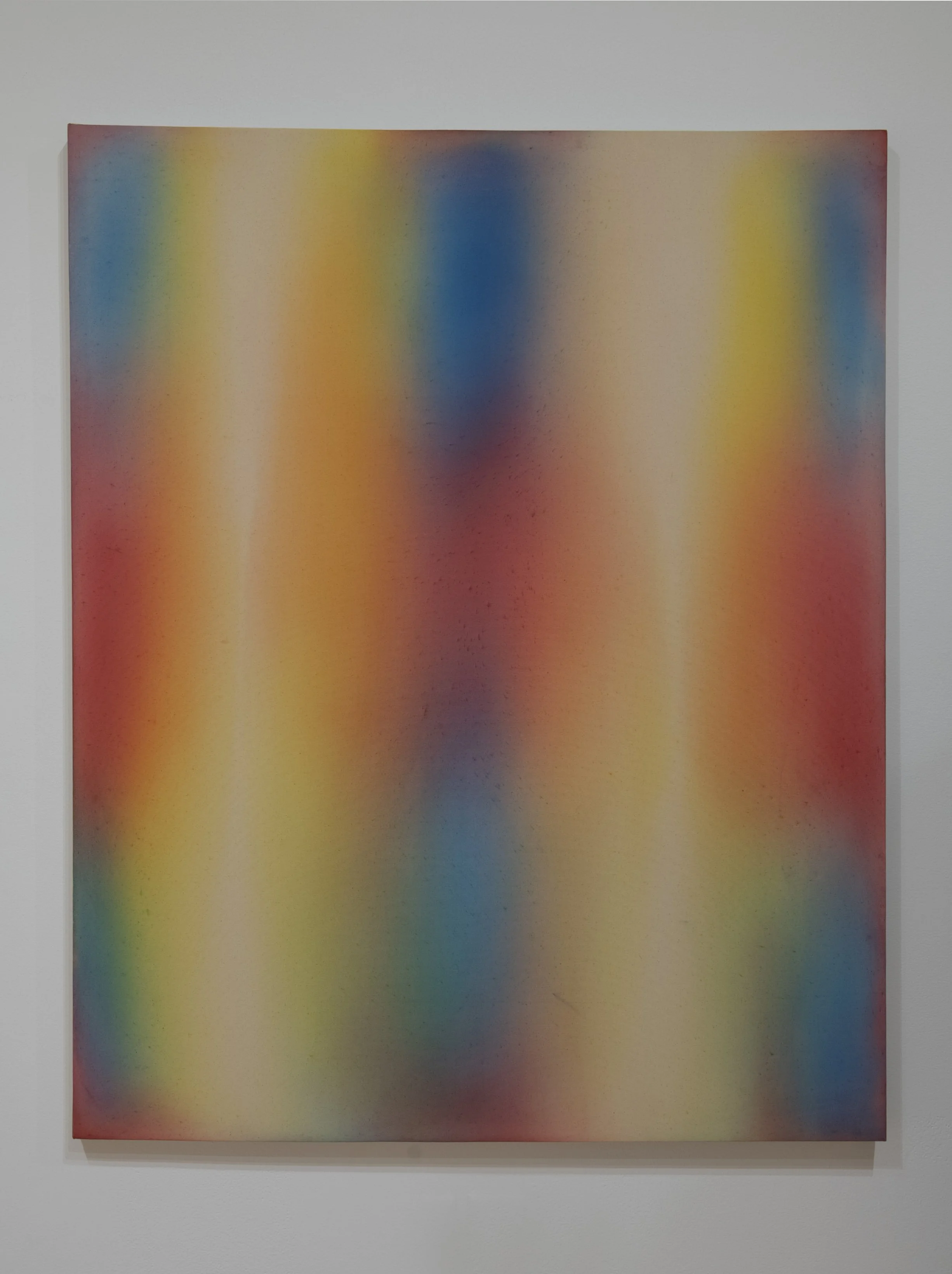 "Power Pillars," 48in x 60in, acrylic on canvas, 2026, Photo Credit: John Carlano