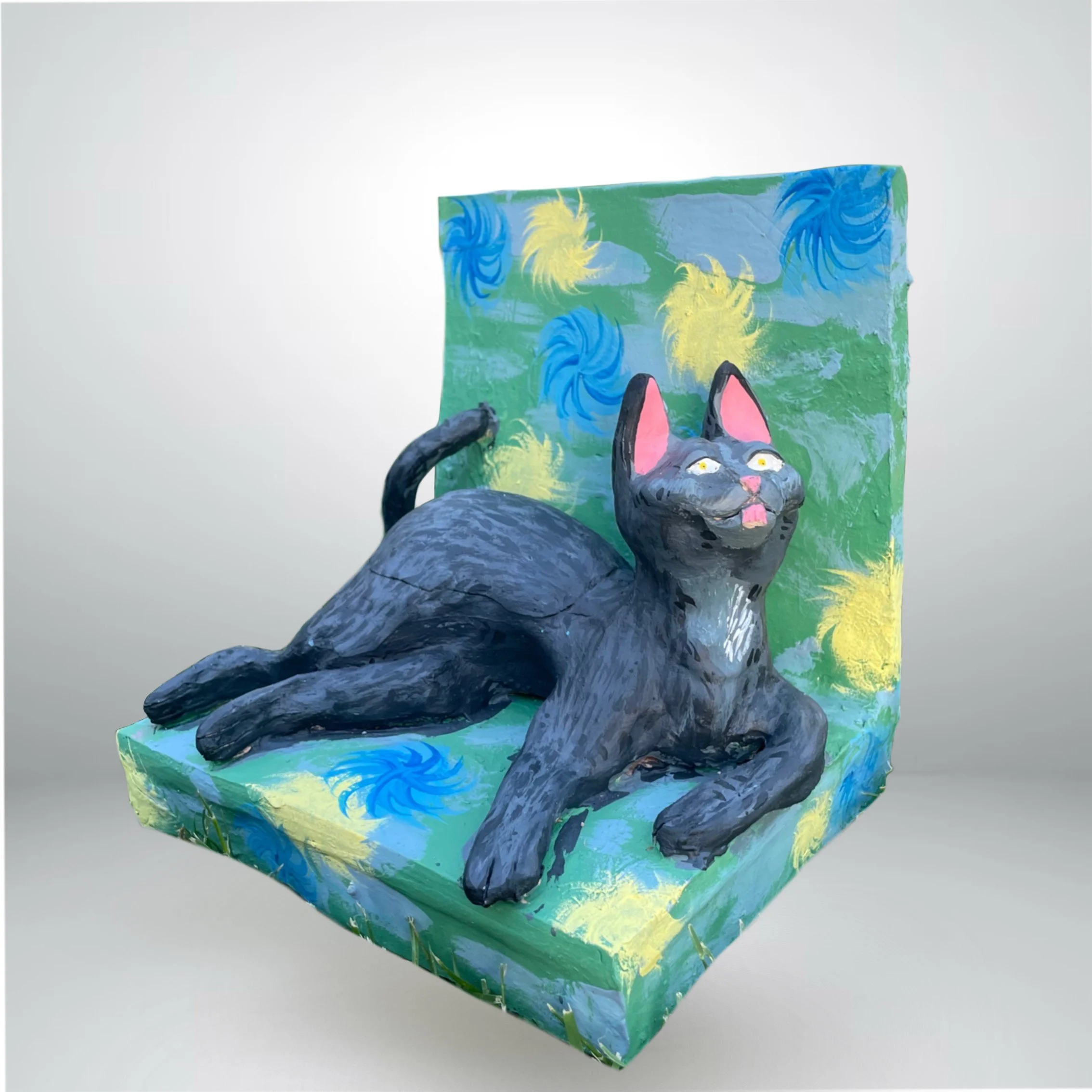 "Grimm" 2024, Ceramic, 8" x 10" 