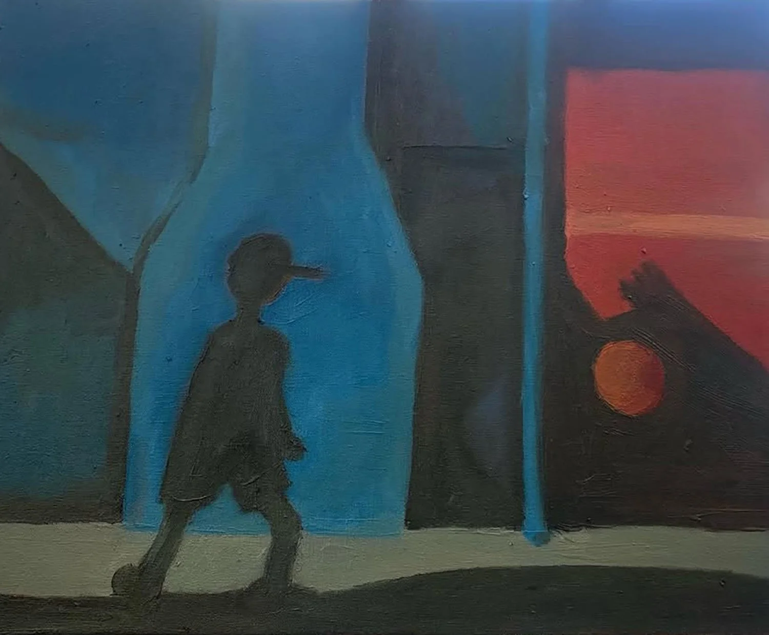 "After School Hours" 2024, Oil Paint, 16" x 20" 