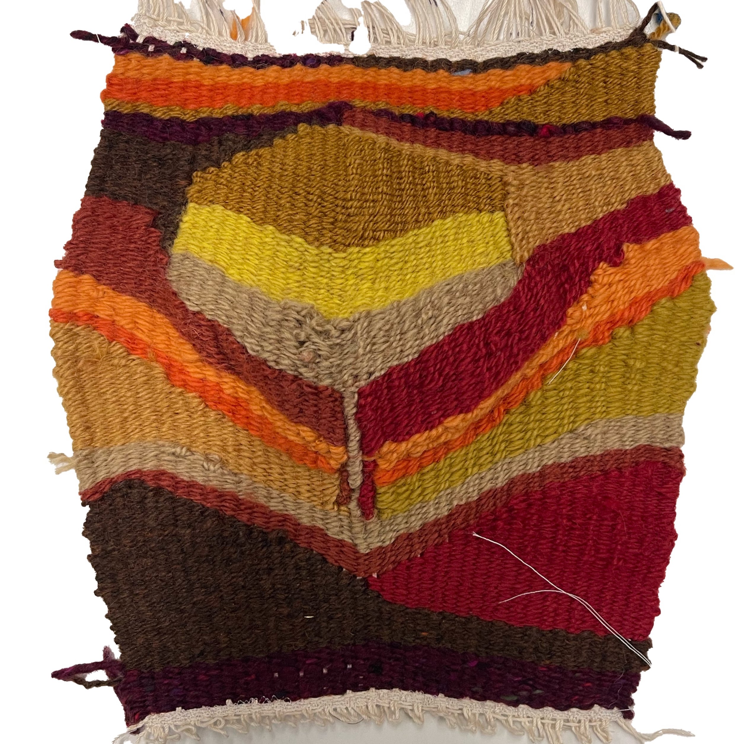 Groovy Tapestry, Weaving, 6" x 12"
