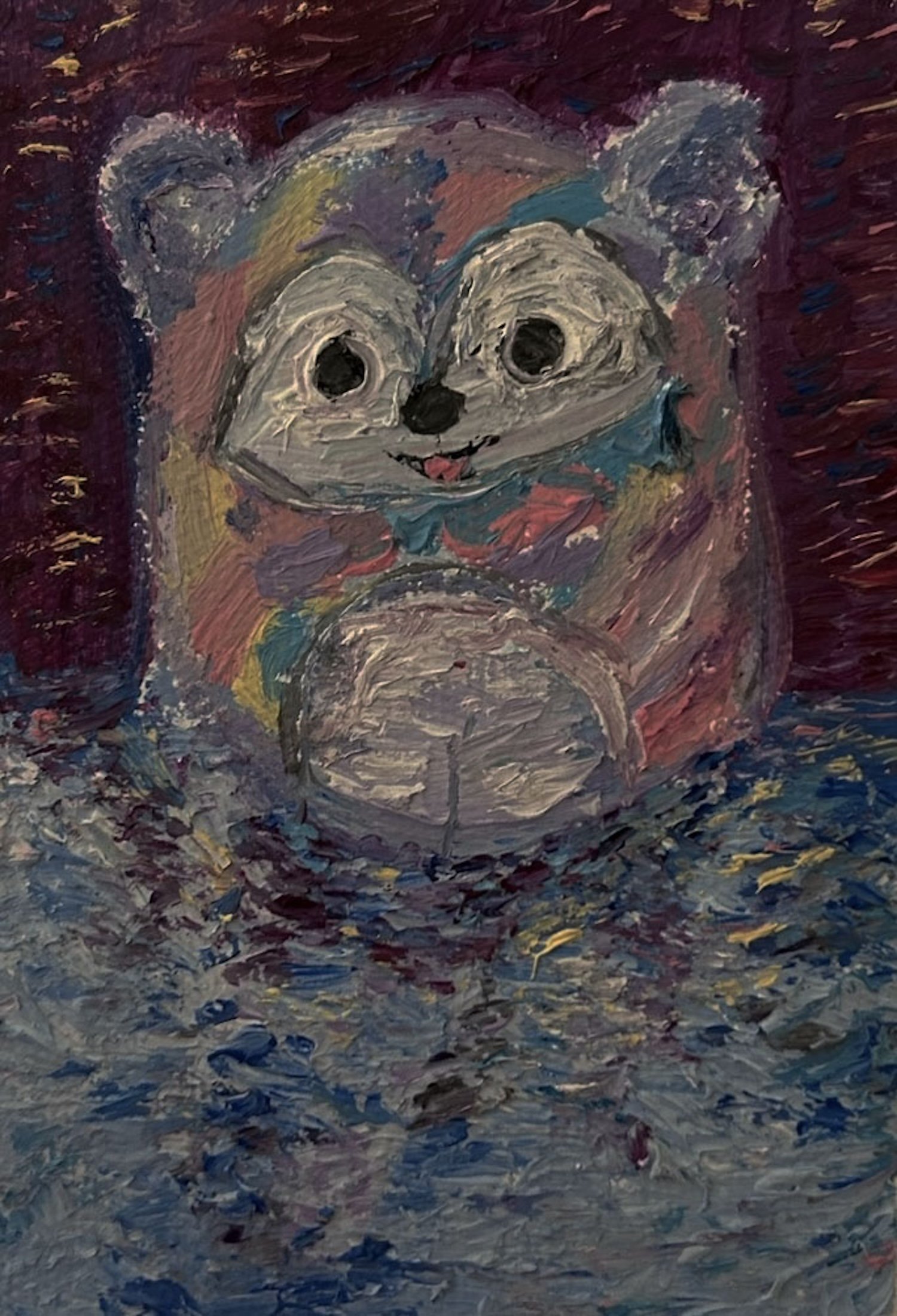 Squishmallow, Oil on canvas, 2023