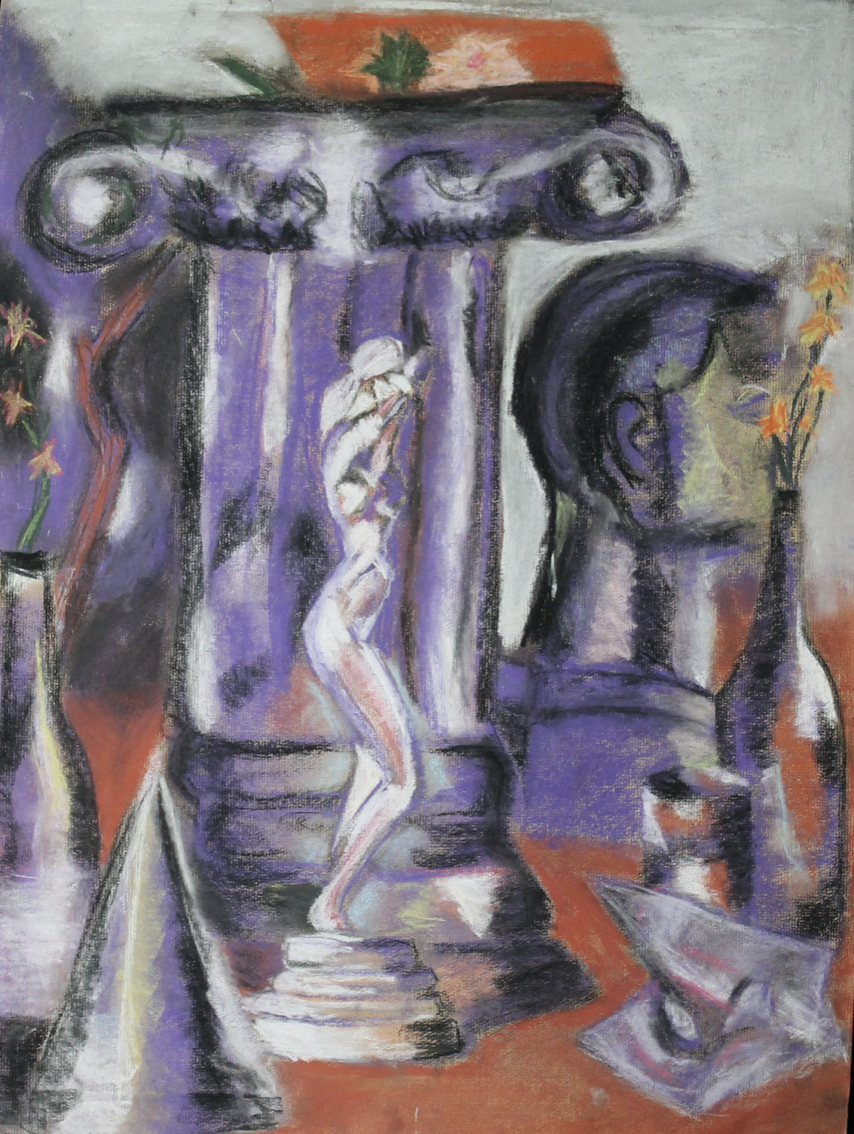 AP Still, 2020, Oil Pastel, 16 x 20