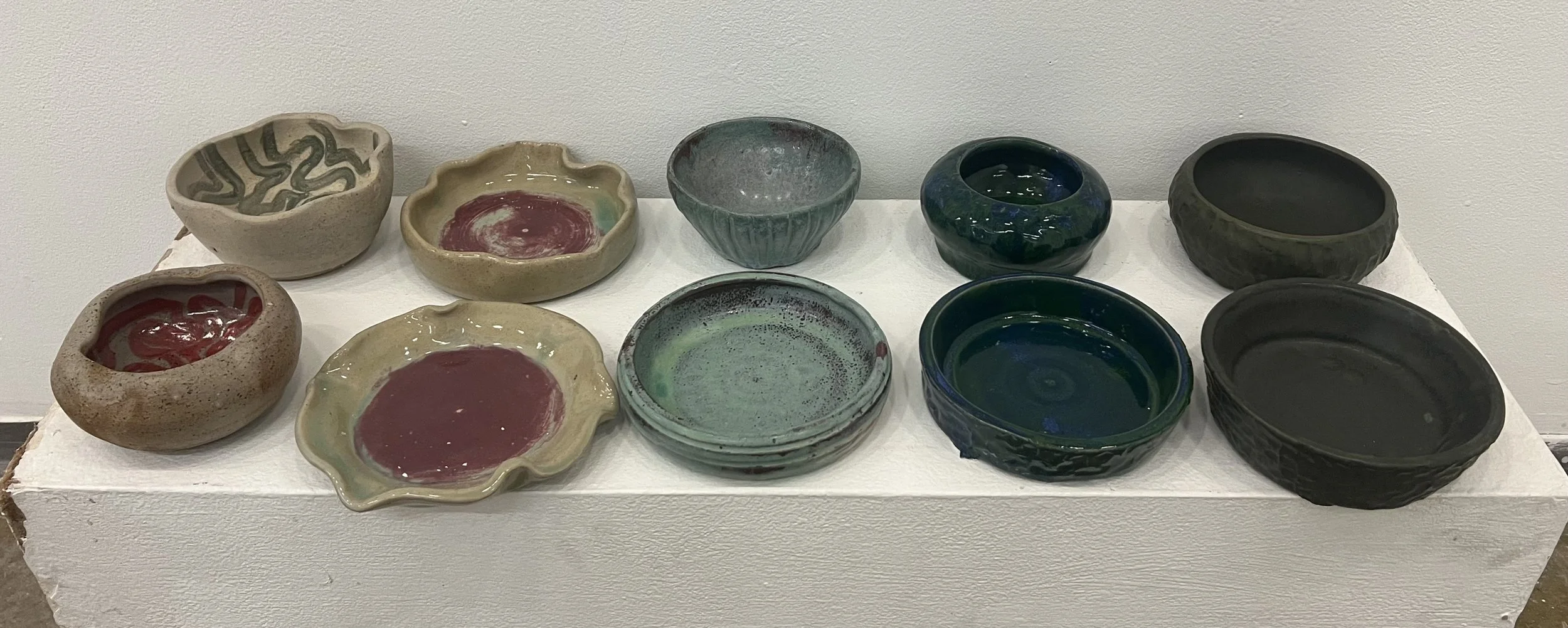 "Mother and Me" 2023, Ceramic, Wheel Thrown, 5-7" x 1.5-3"