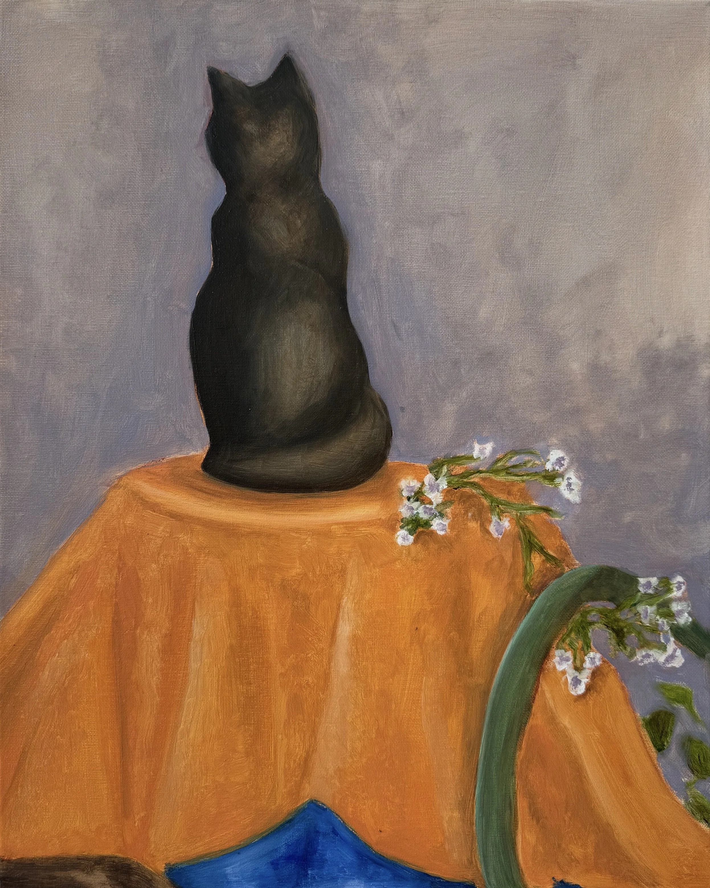 "Figure" 2025, Oil on canvas, 16" x 20"