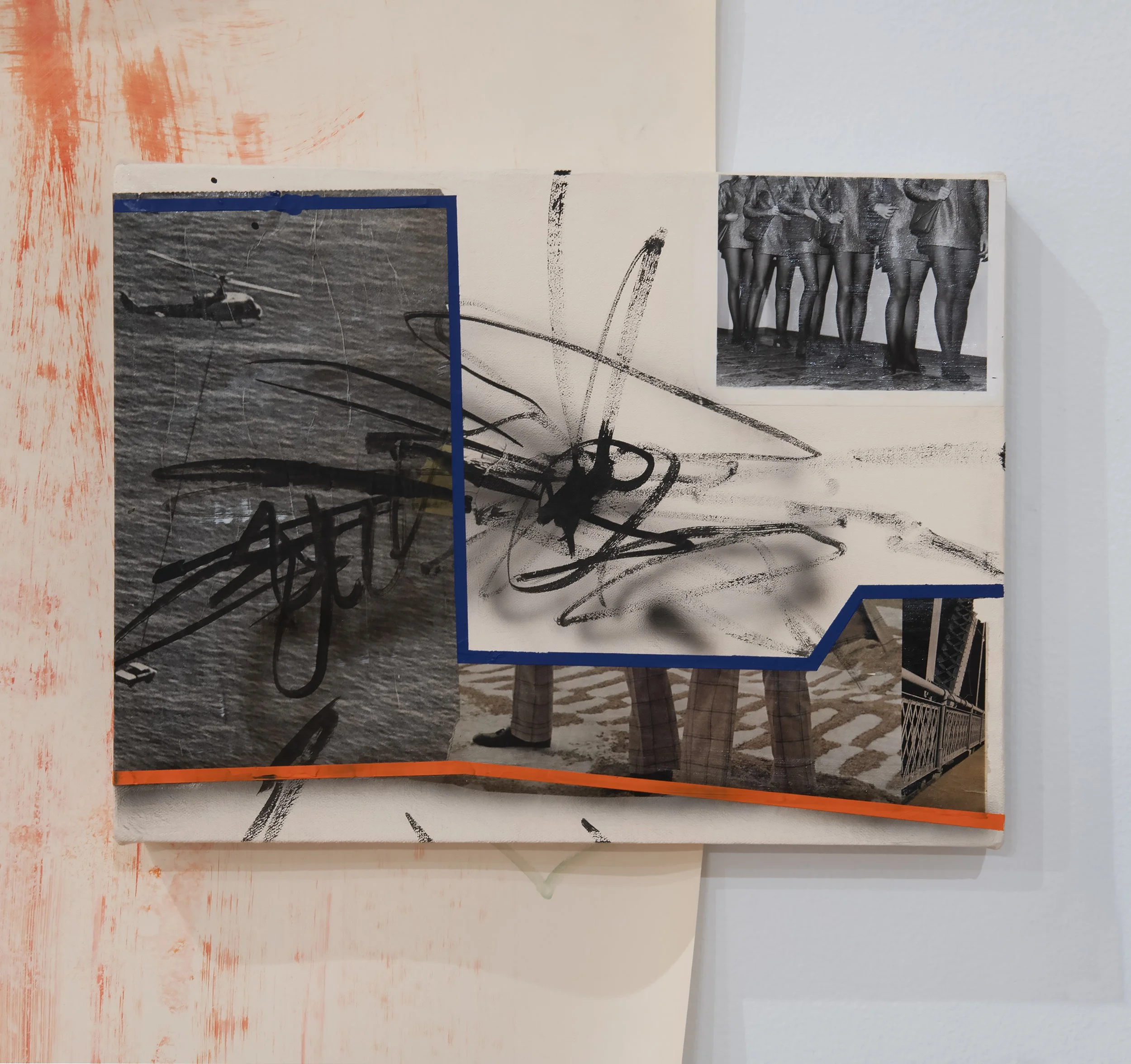 "flight pattern" (detail)
2026
acrylic and ink on paper and canvas
67x187.5” Photo Credit: John Carlano