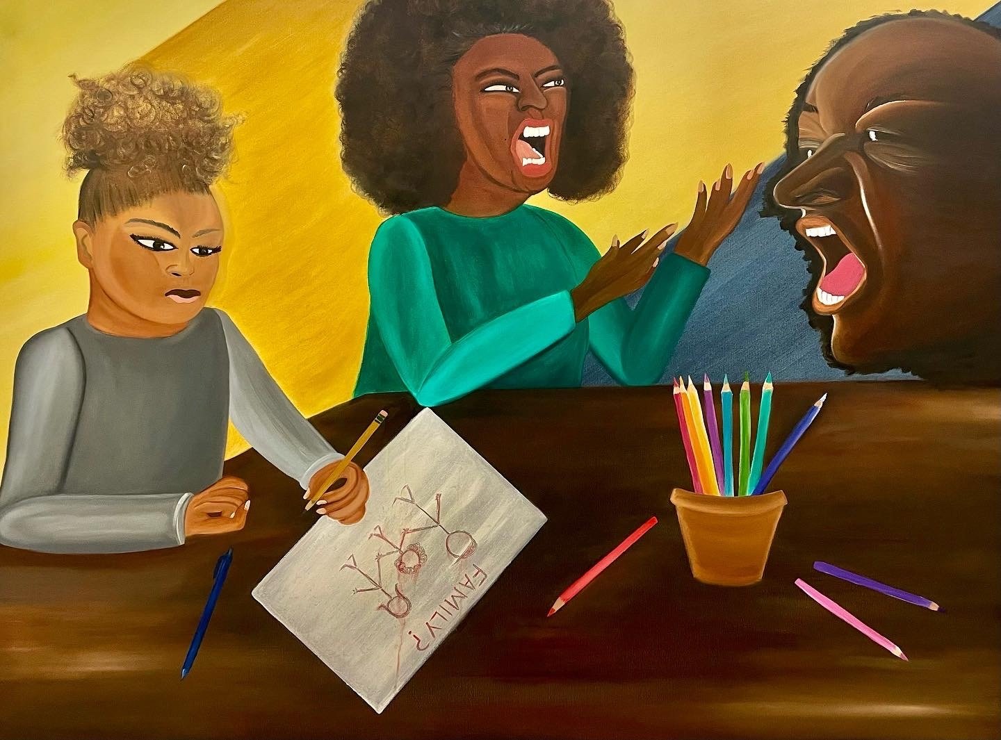 “I L(o)(ea)ve You” (2022)
24x84 oil on canvas