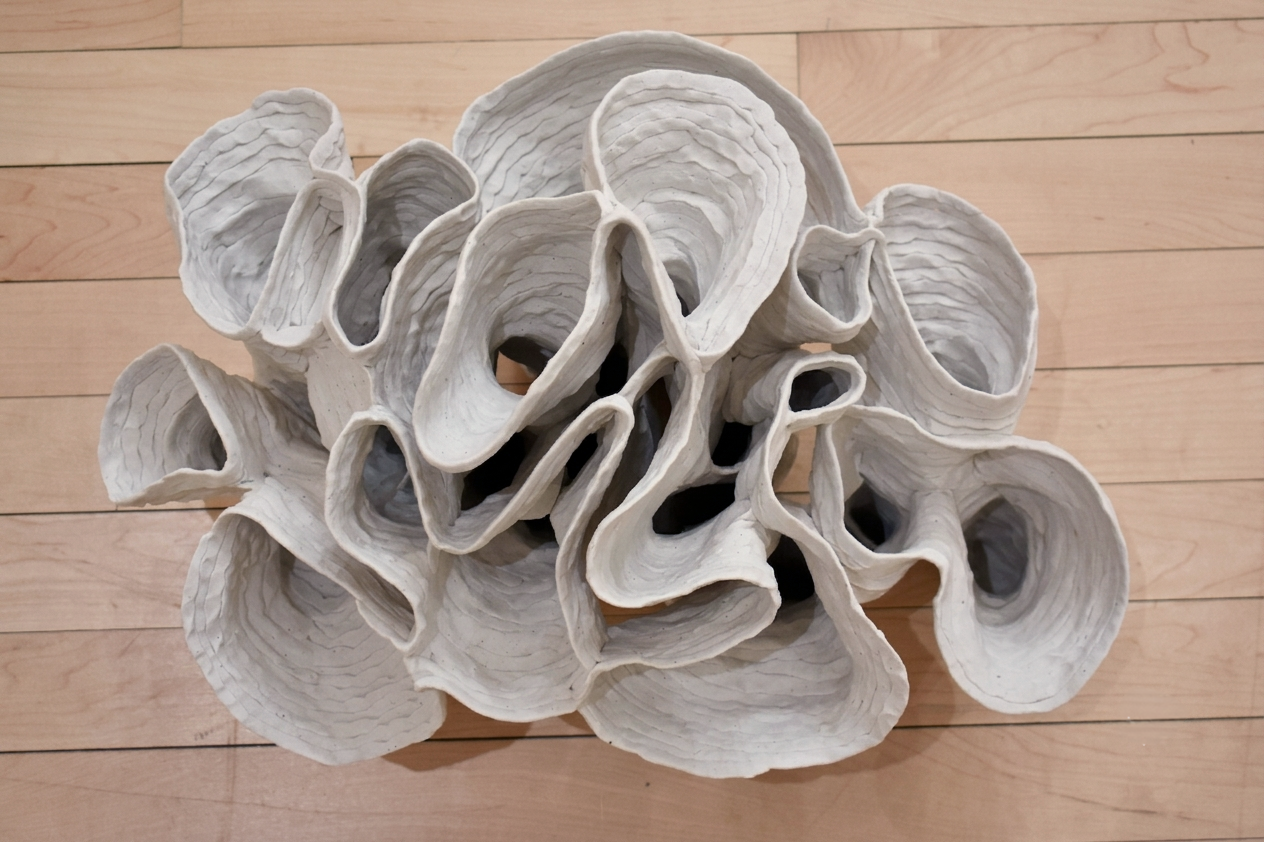 "Torsion"
Porcelain. 48 x 36 x 12 in.