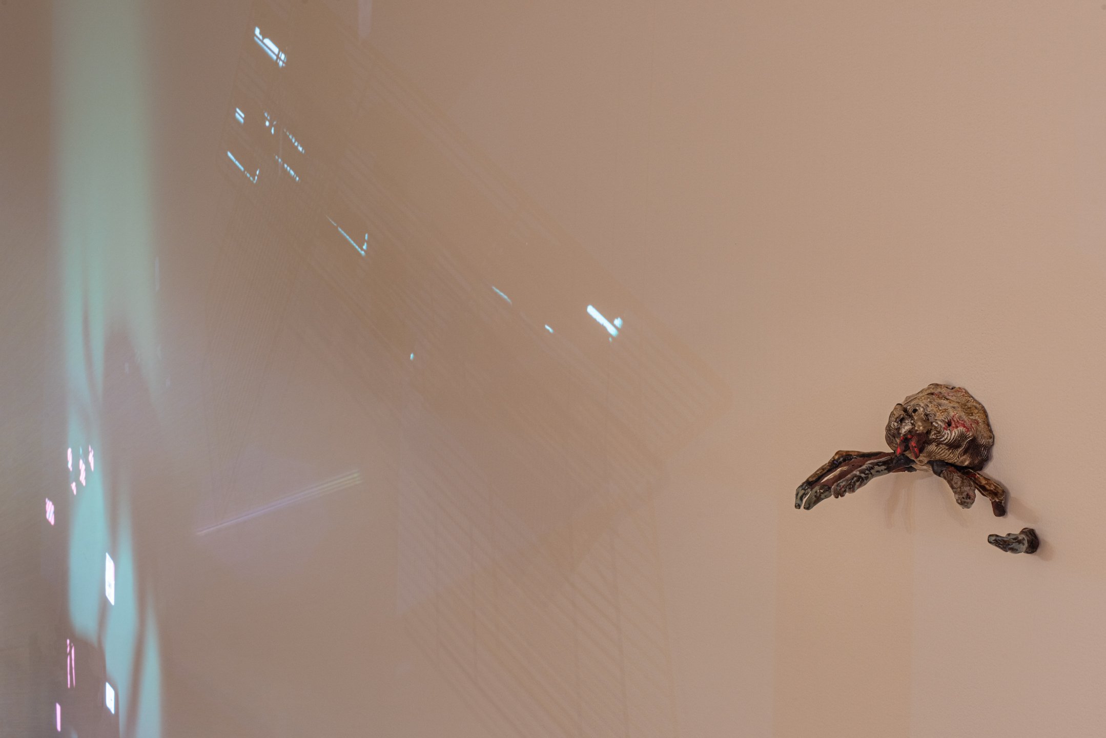 "Drift" (Detail View)
Reclaimed (wood, tile, mirror), ceramic, projection
Dimensions Variable
Photo Credit: Neighboring States
