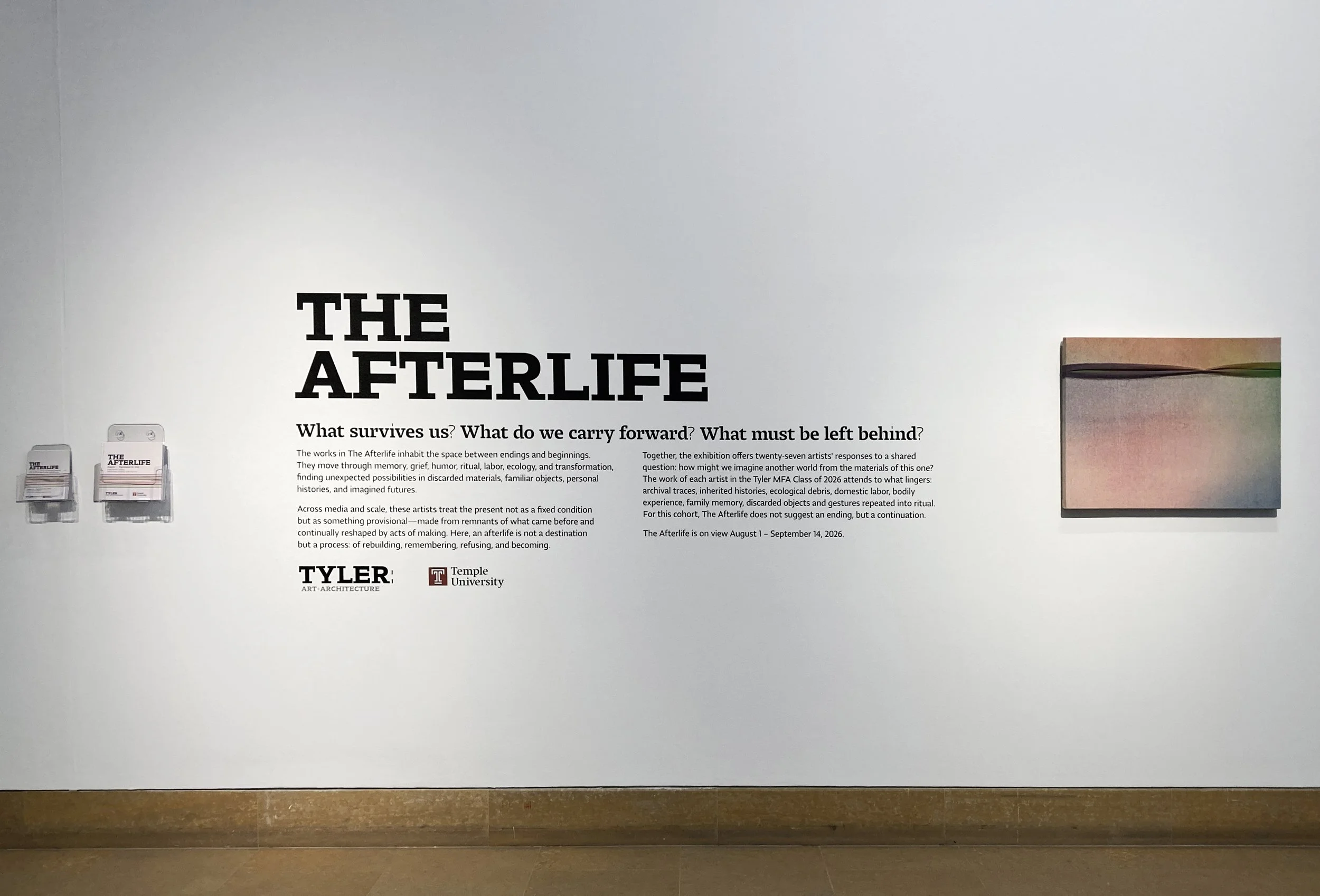 The Afterlife (installation view)