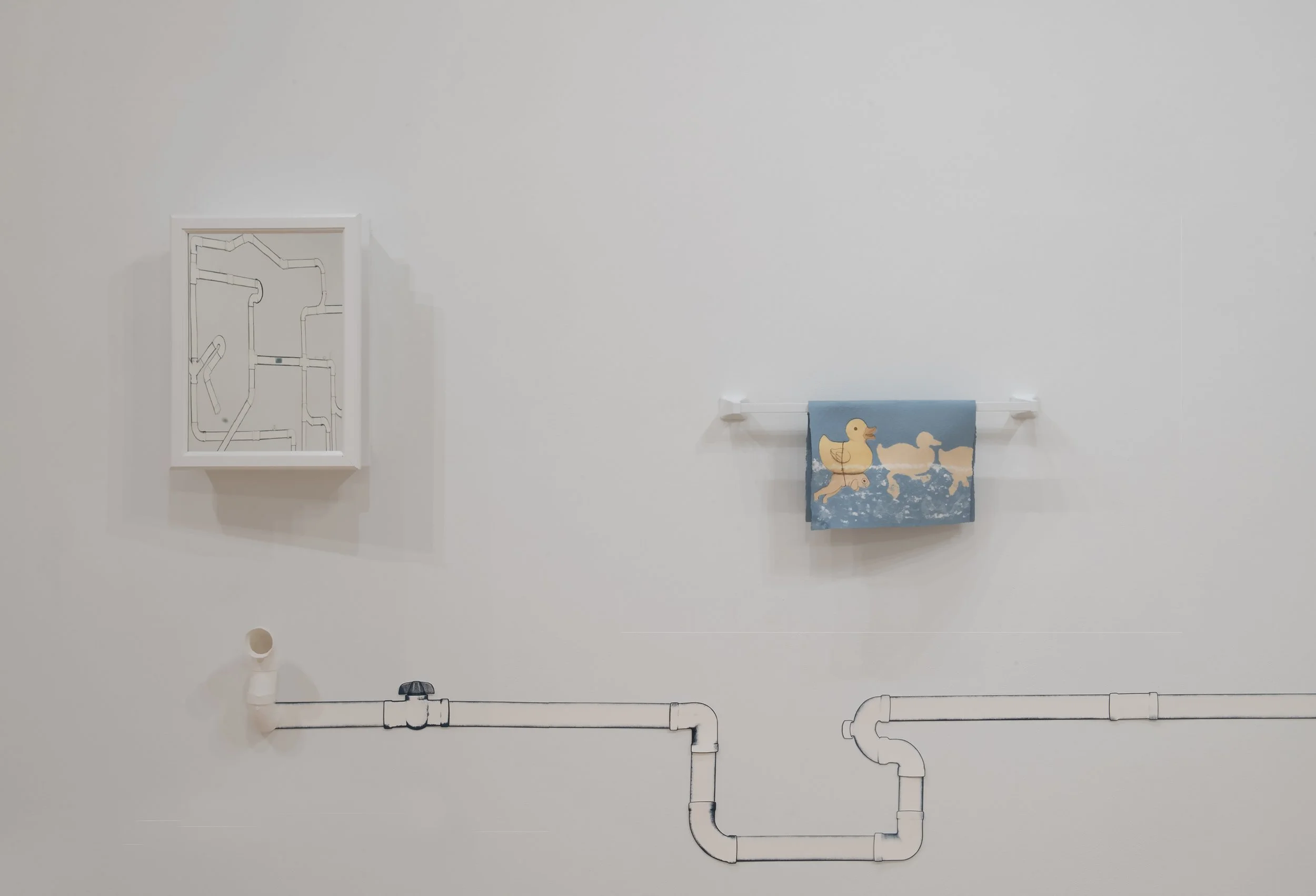 "Inner Workings"
Installation view
Installation, casted handmade paper, screenprint, 
etching. Dimensions variable 
Photo credit: John Carlano