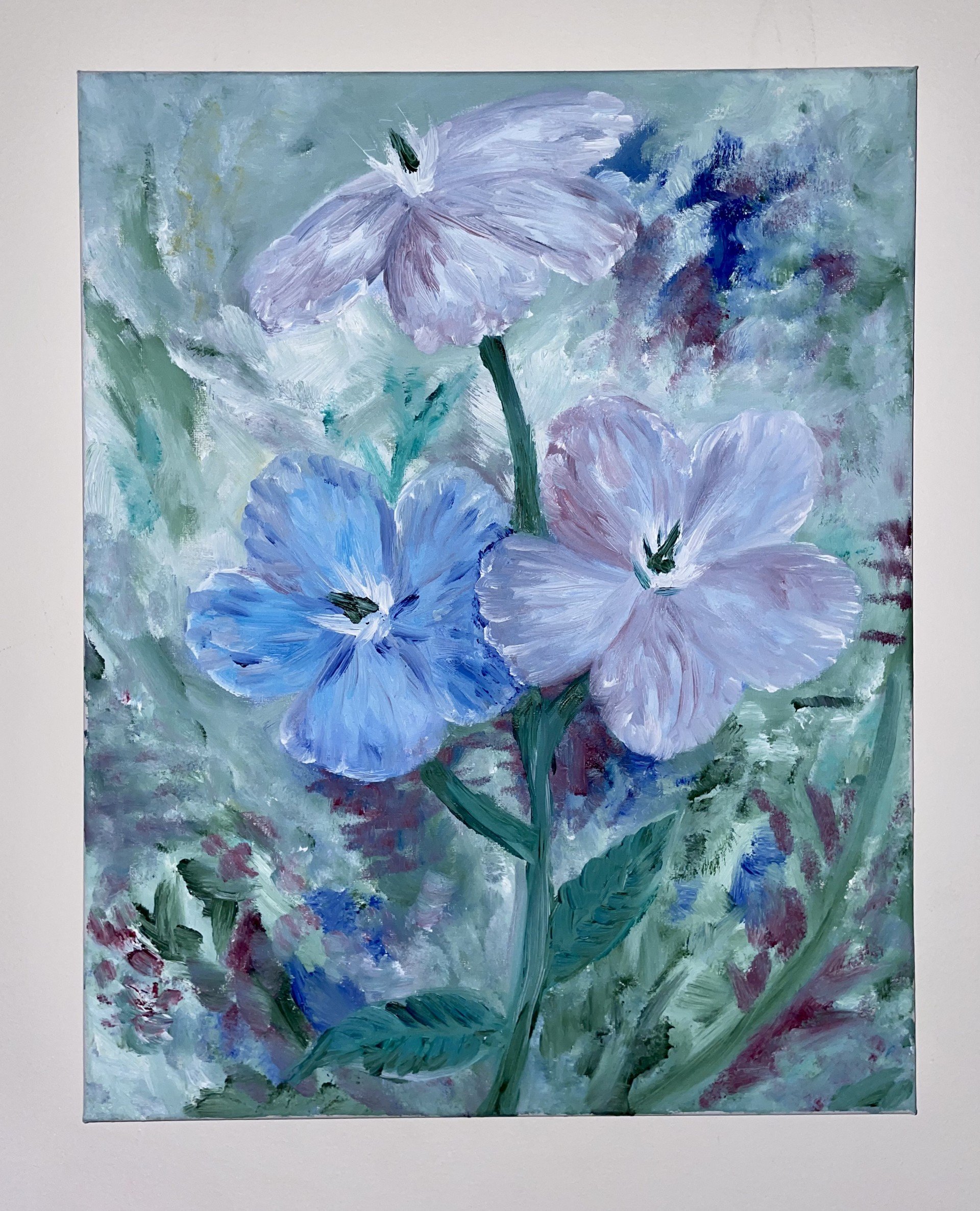 Growing Essence, 2025, oil paint, 20"